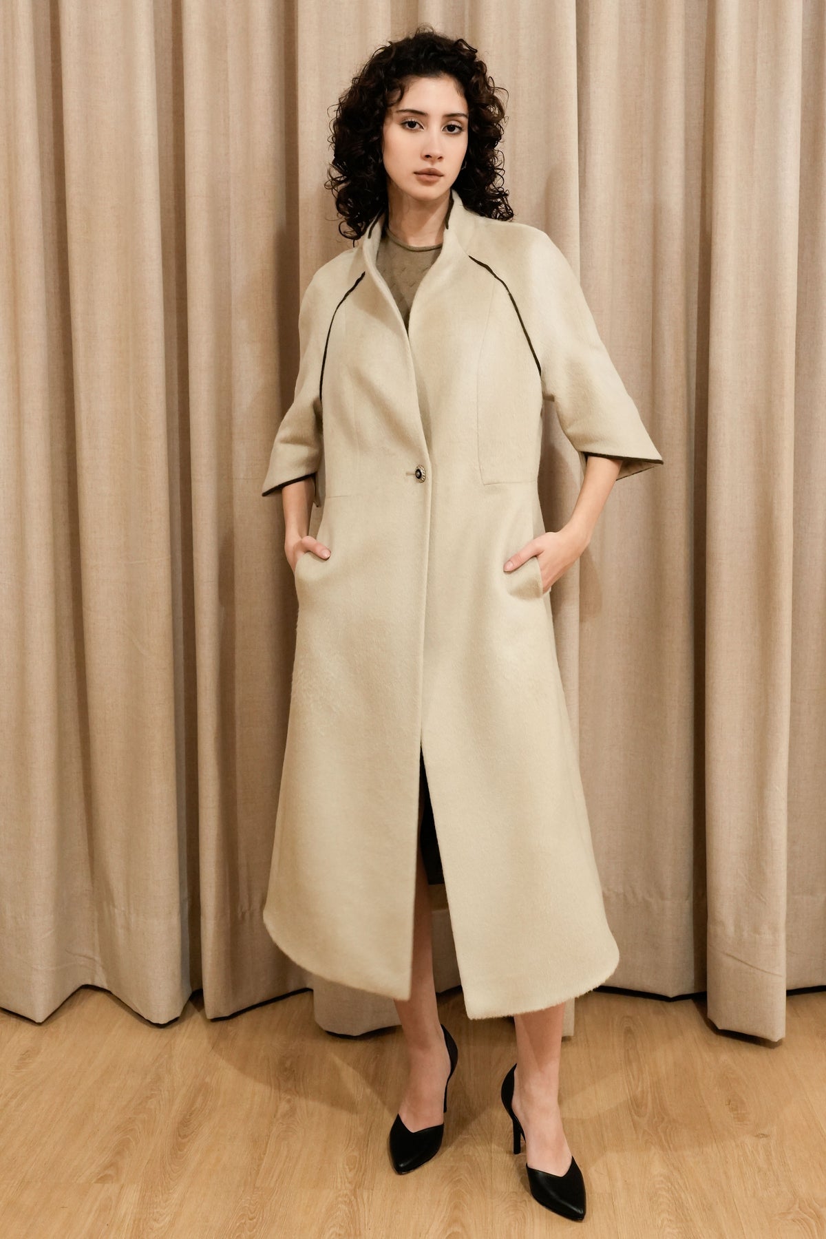 Suri Alpaca Coat | Avril