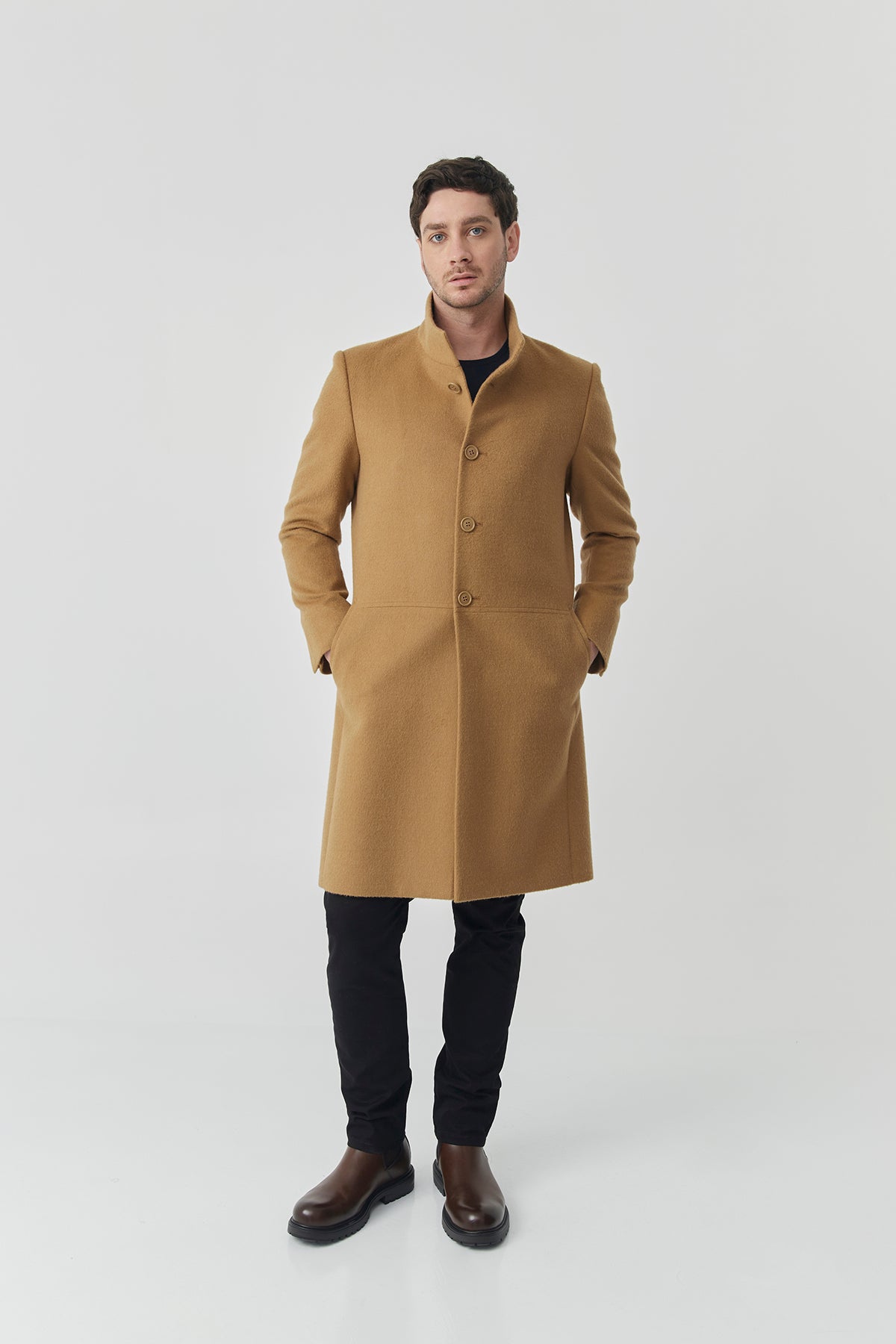 Baby Alpaca Camel Coat | James Coat