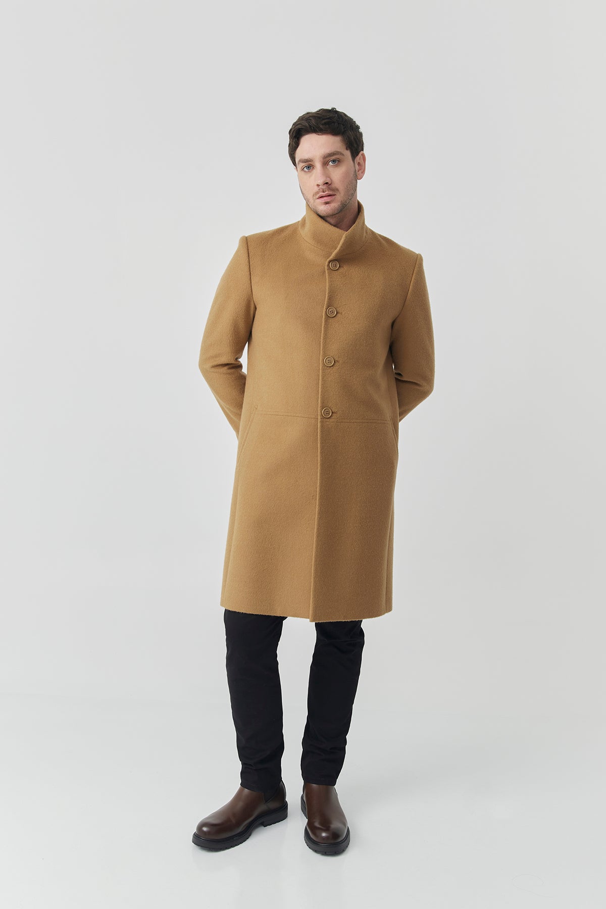 Baby Alpaca Camel Coat | James Coat