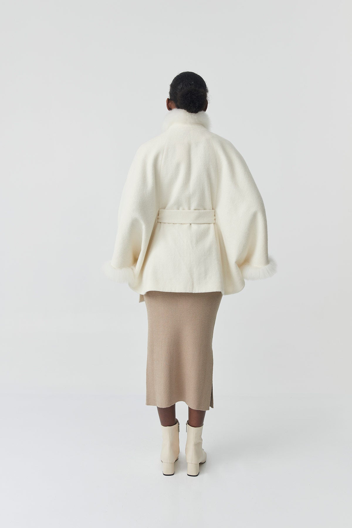 Baby alpaca Cape | Soleil