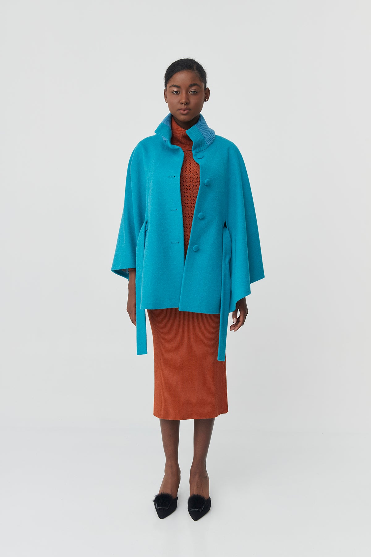 Baby Alpaca Cape | Amaya