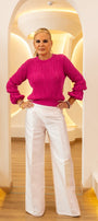 Baby Alpaca Sweater Fuchsia Diana