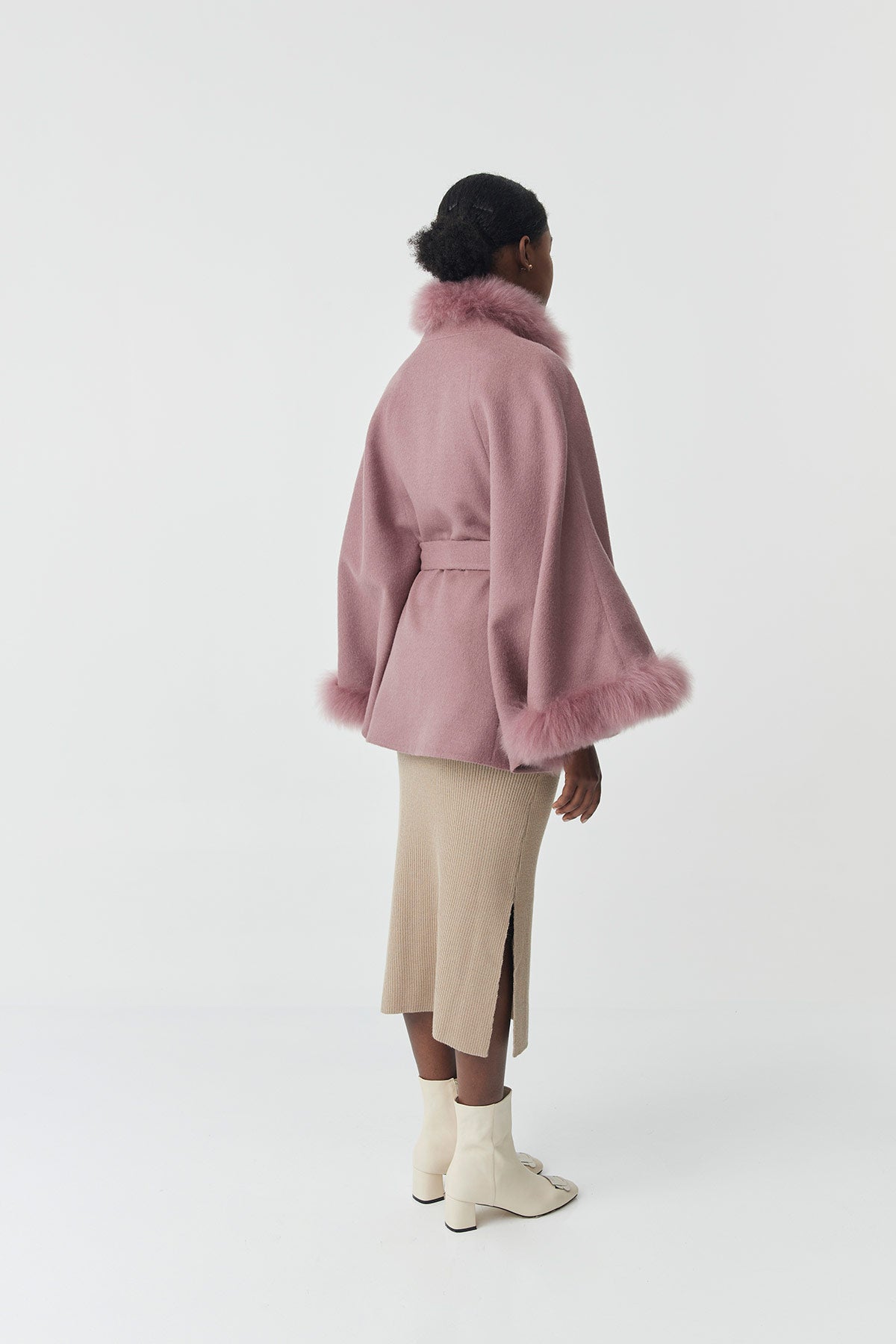 Baby alpaca Cape | Soleil