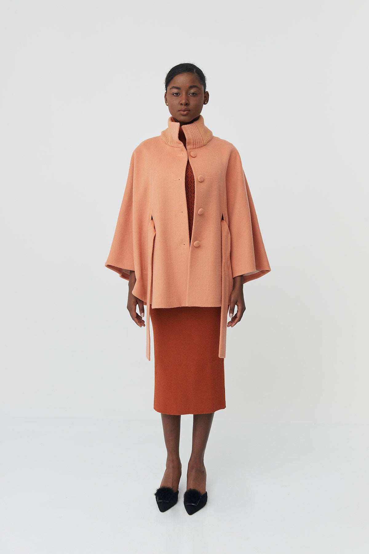 Baby Alpaca Cape | Amaya