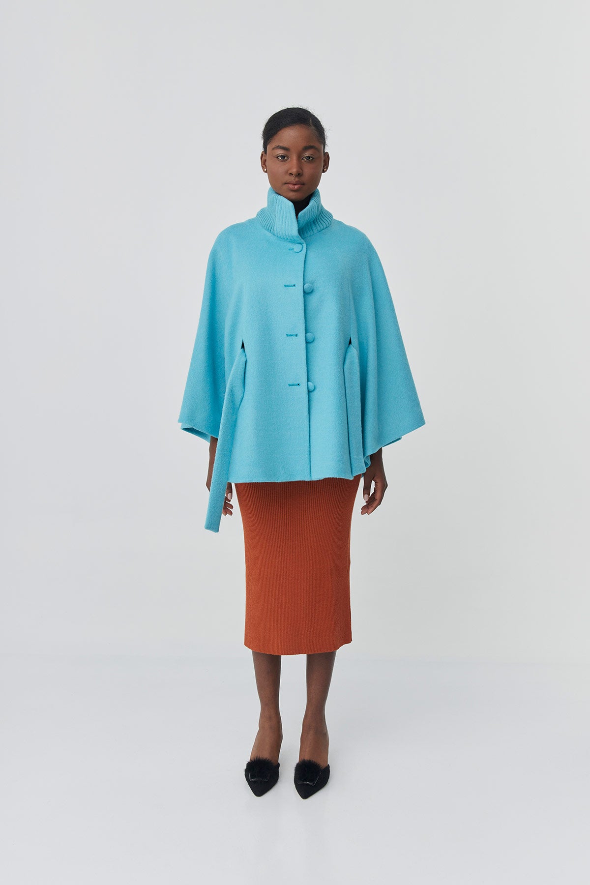 Baby Alpaca Cape | Amaya