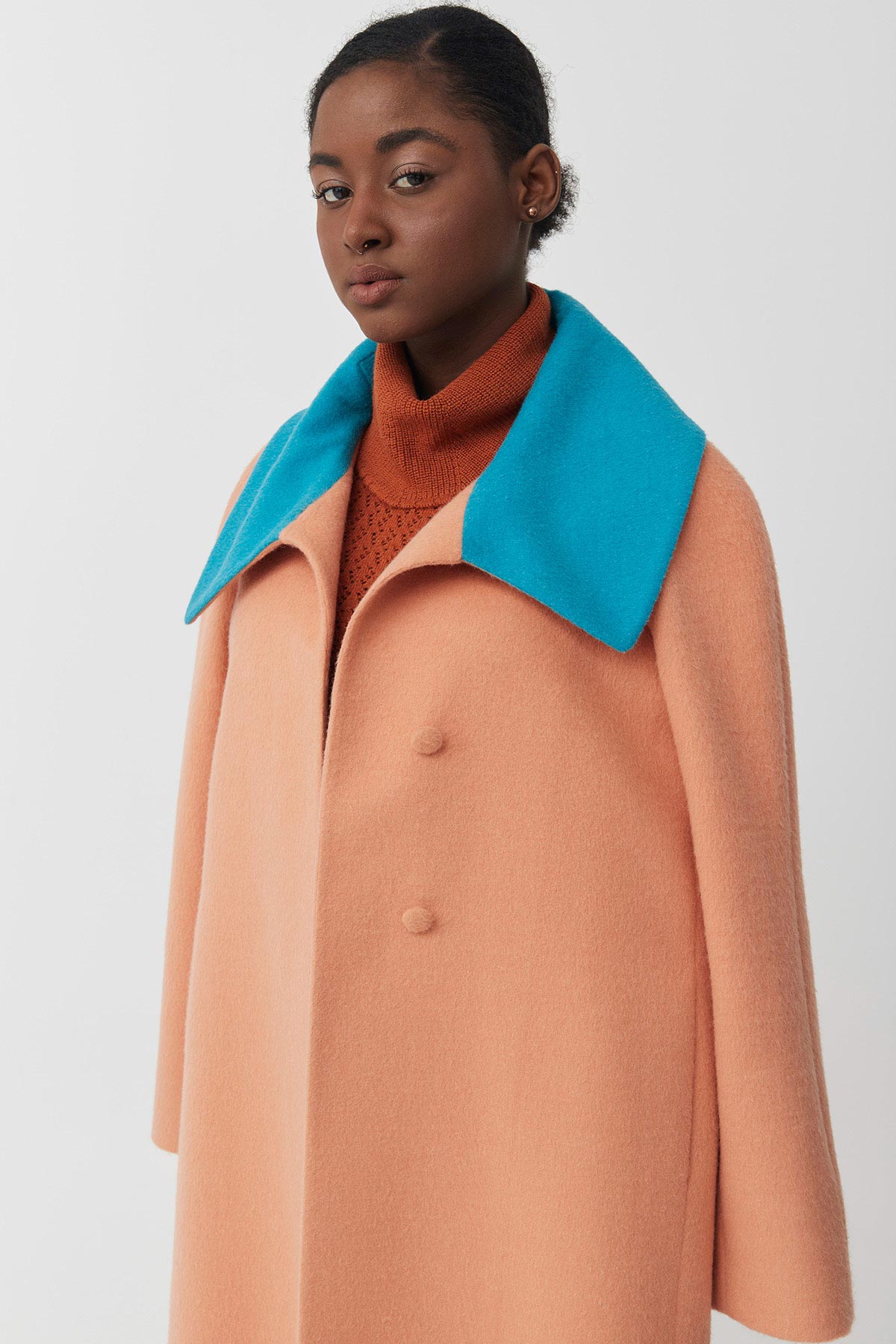 Baby Alpaca Two-Tone Coat | Luisa – TOM GUTIE