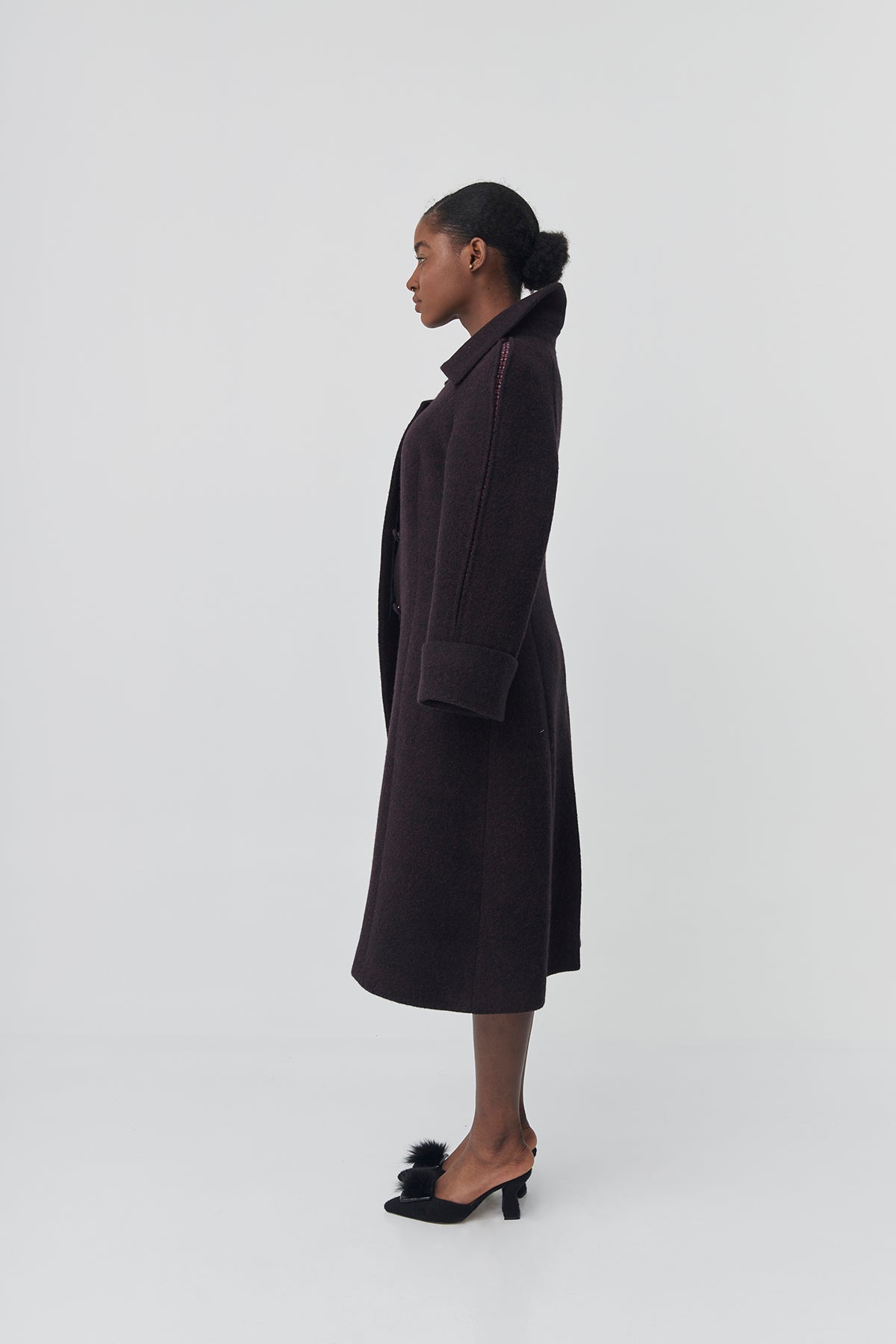 Boucle Alpaca Coat | Angie
