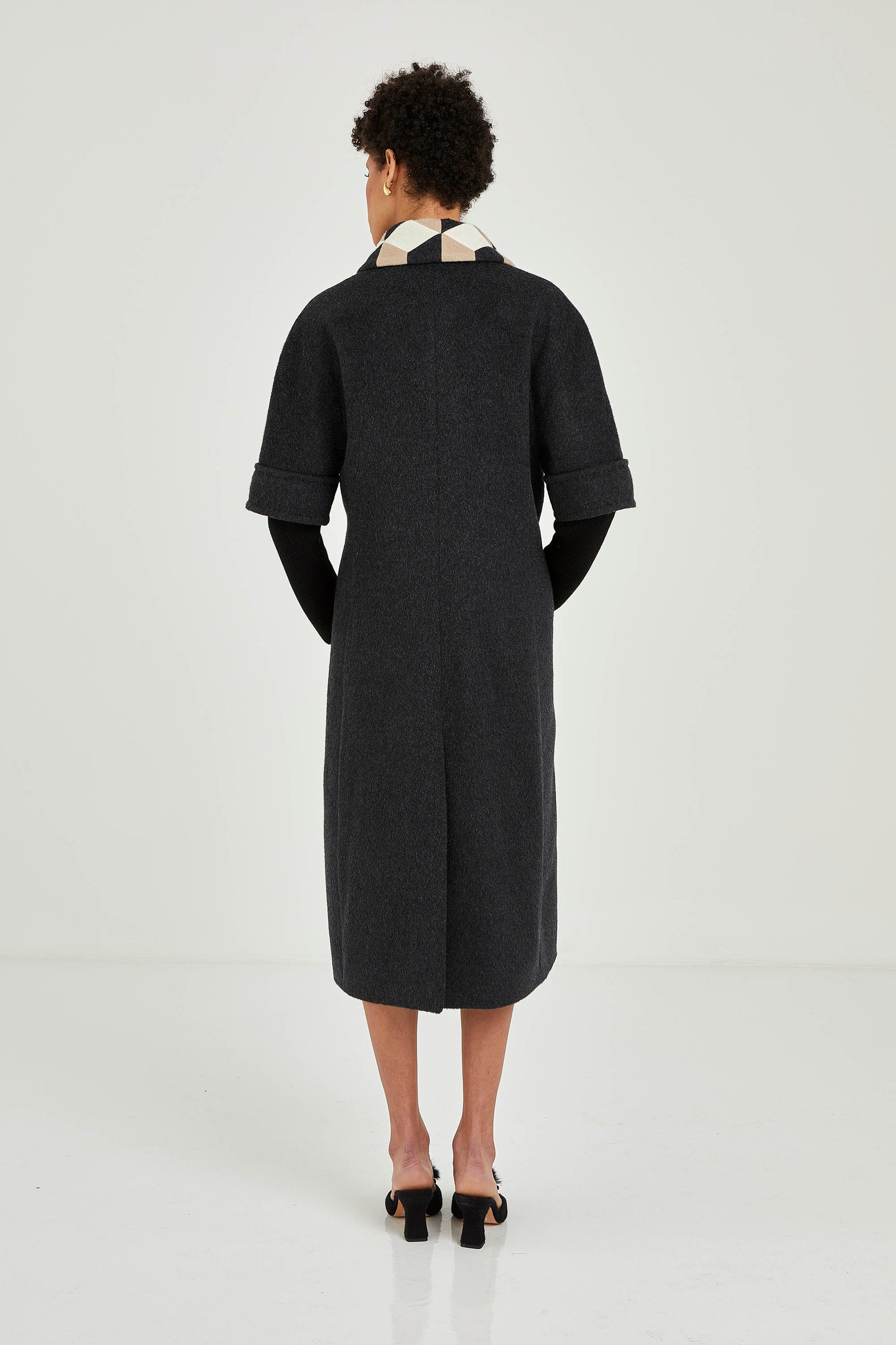 Abrigo Cuboide Baby Alpaca | Pieza Única