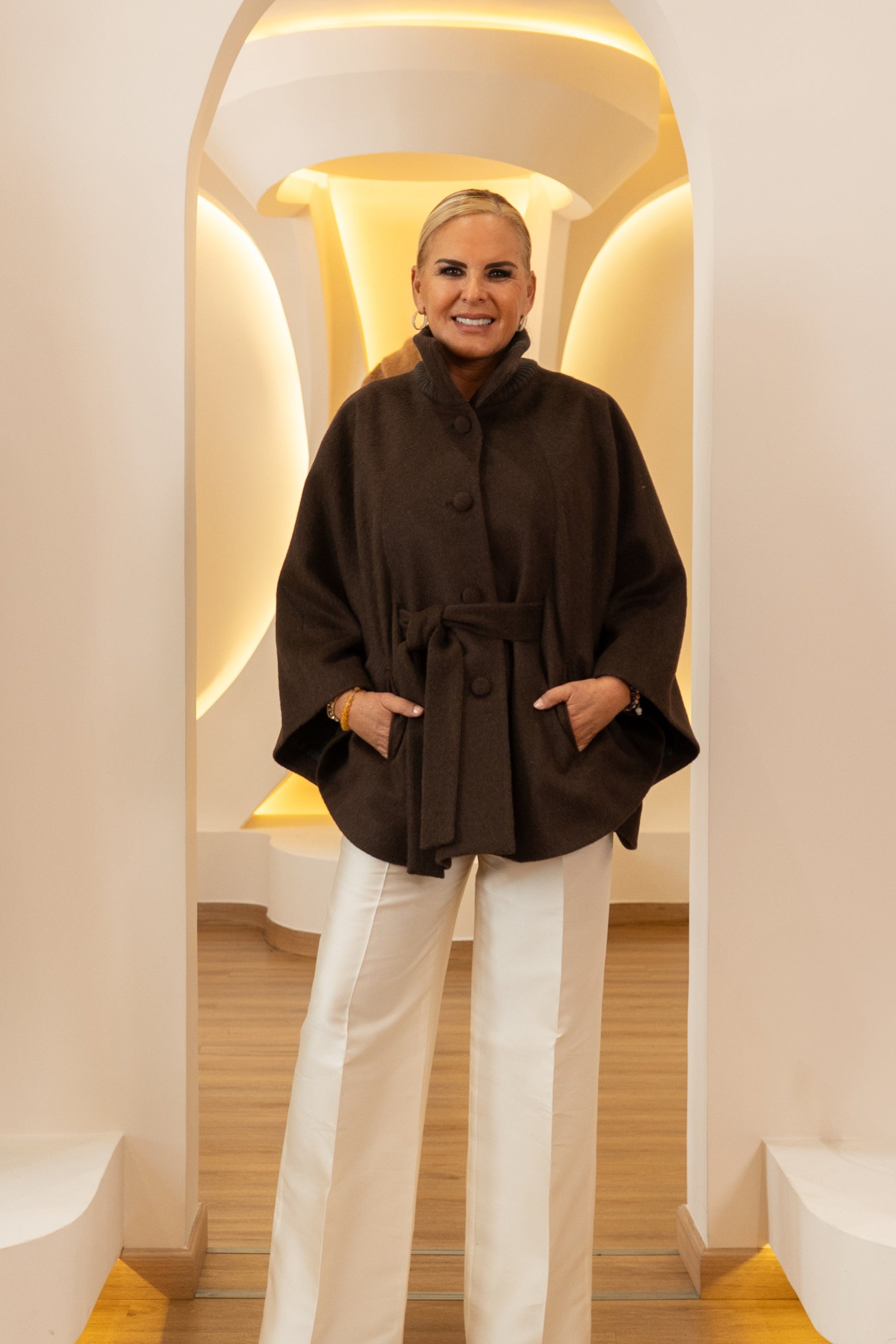 Baby Alpaca Cape | Amaya