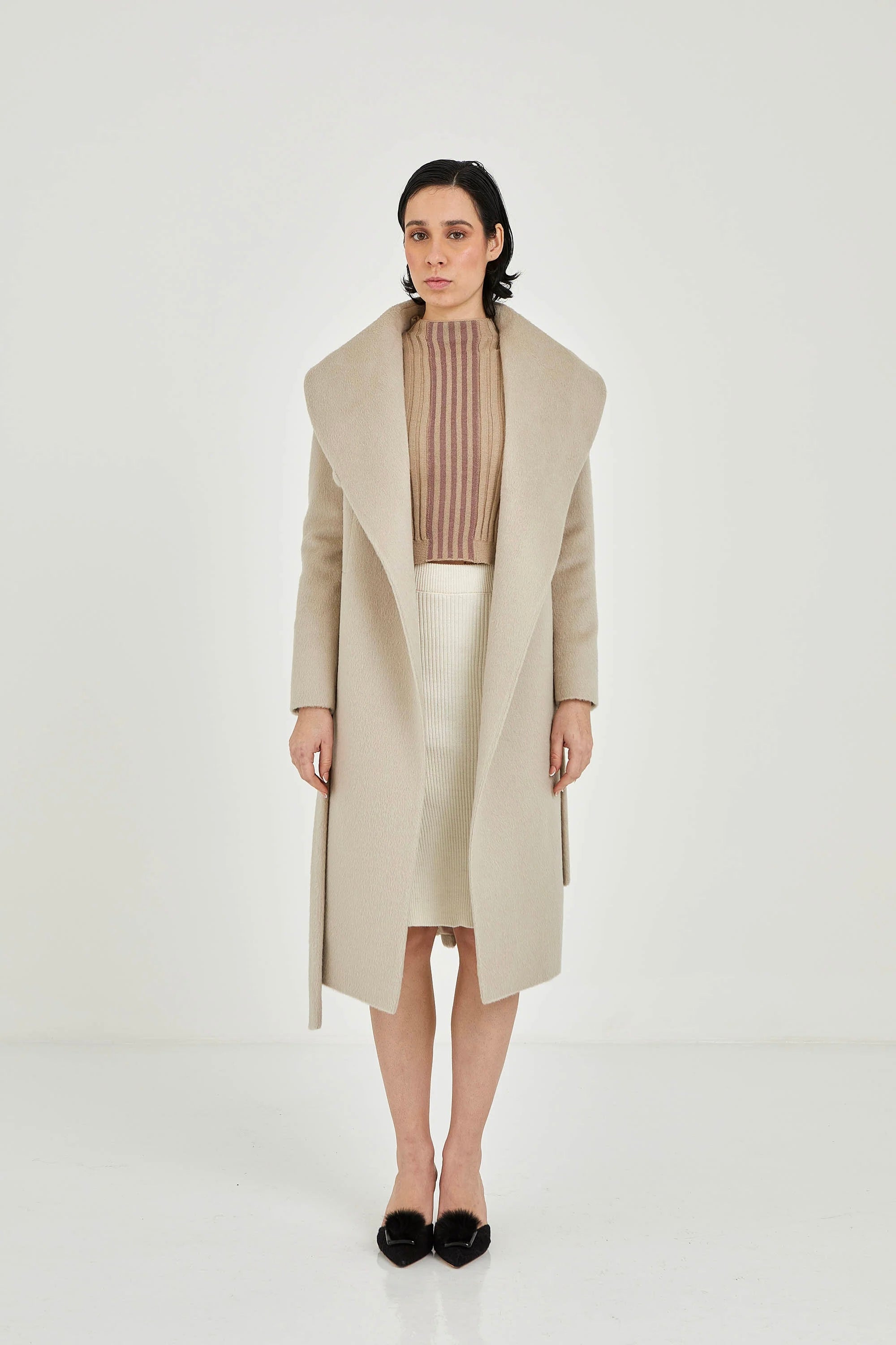 Suri Alpaca Coat | Lucia