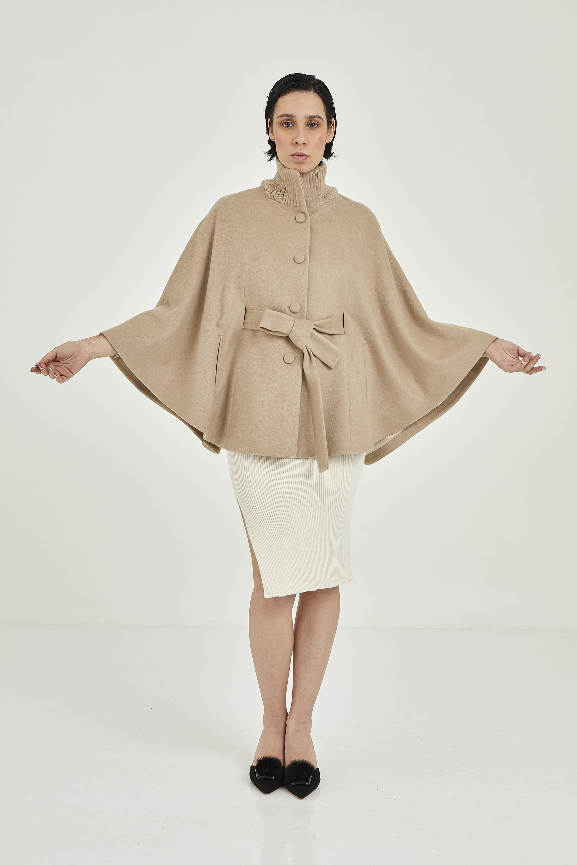 Baby Alpaca Cape | Amaya