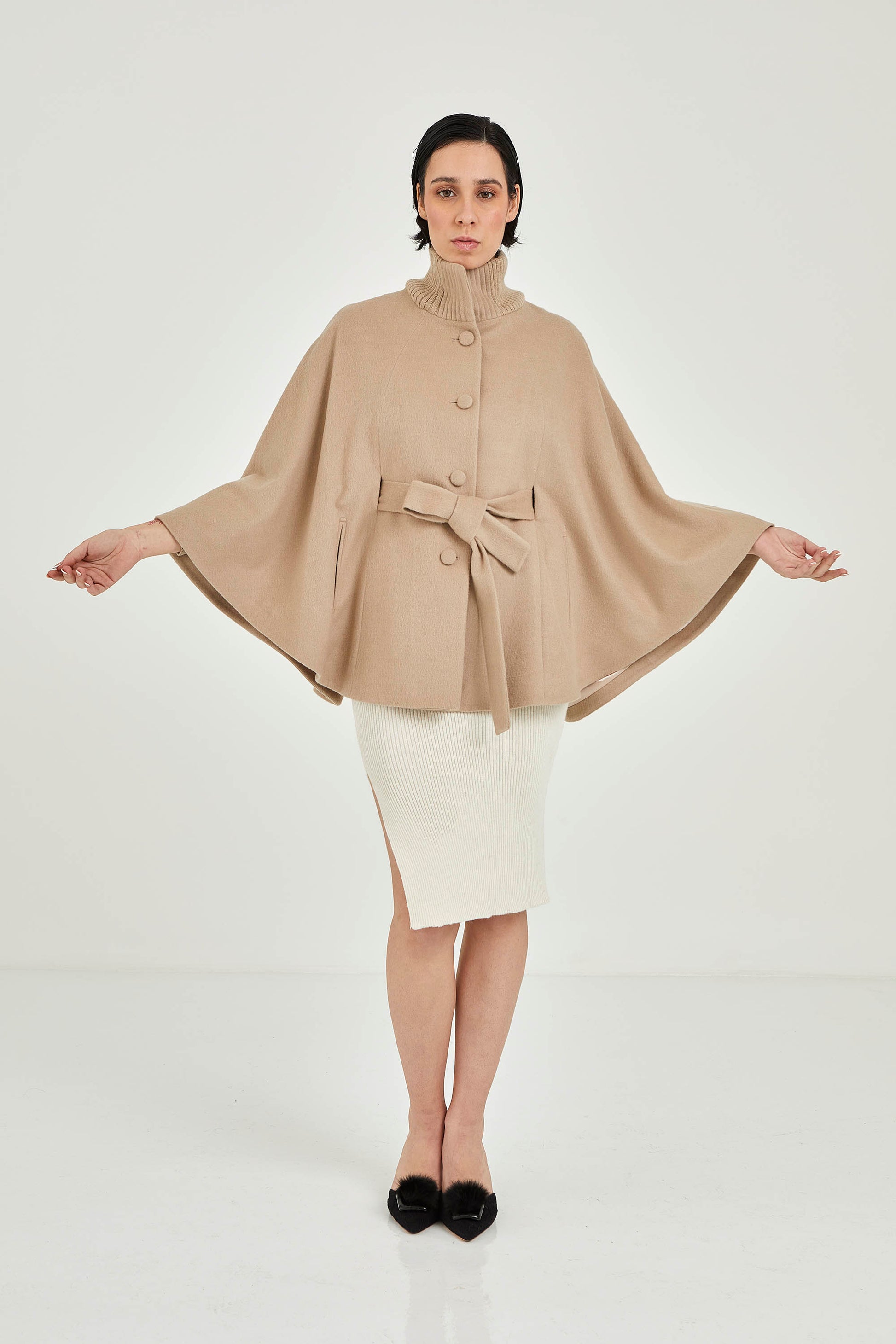 Baby Alpaca Cape | Amaya