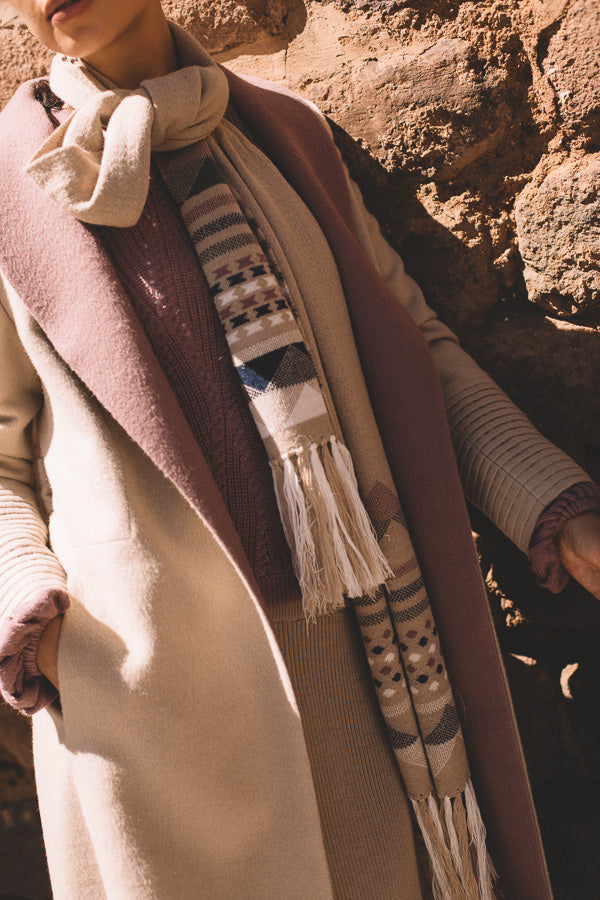 BUFANDA MELINA BEIGE