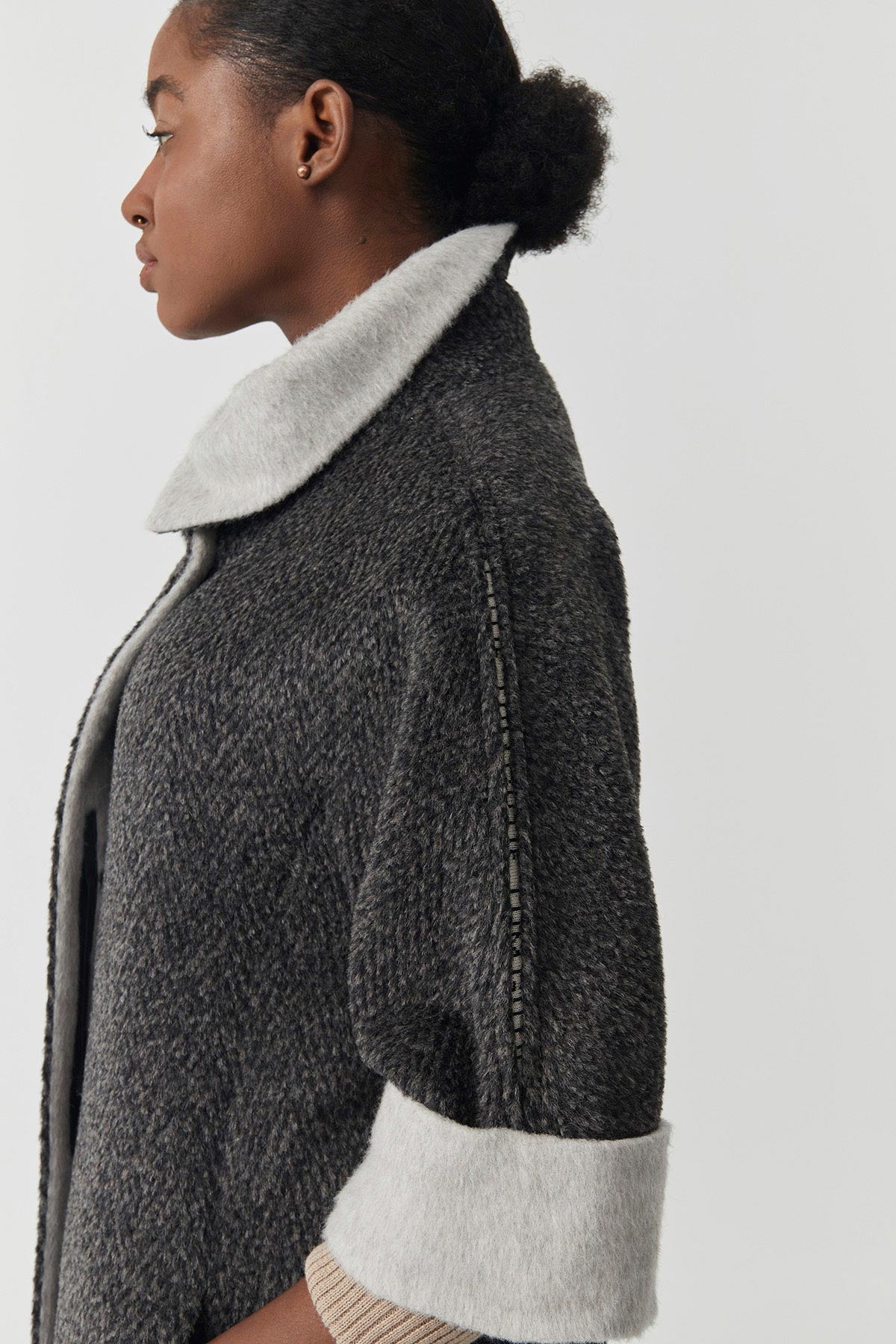 Suri Alpaca Short-sleeve Coat | Grecia – TOM GUTIE