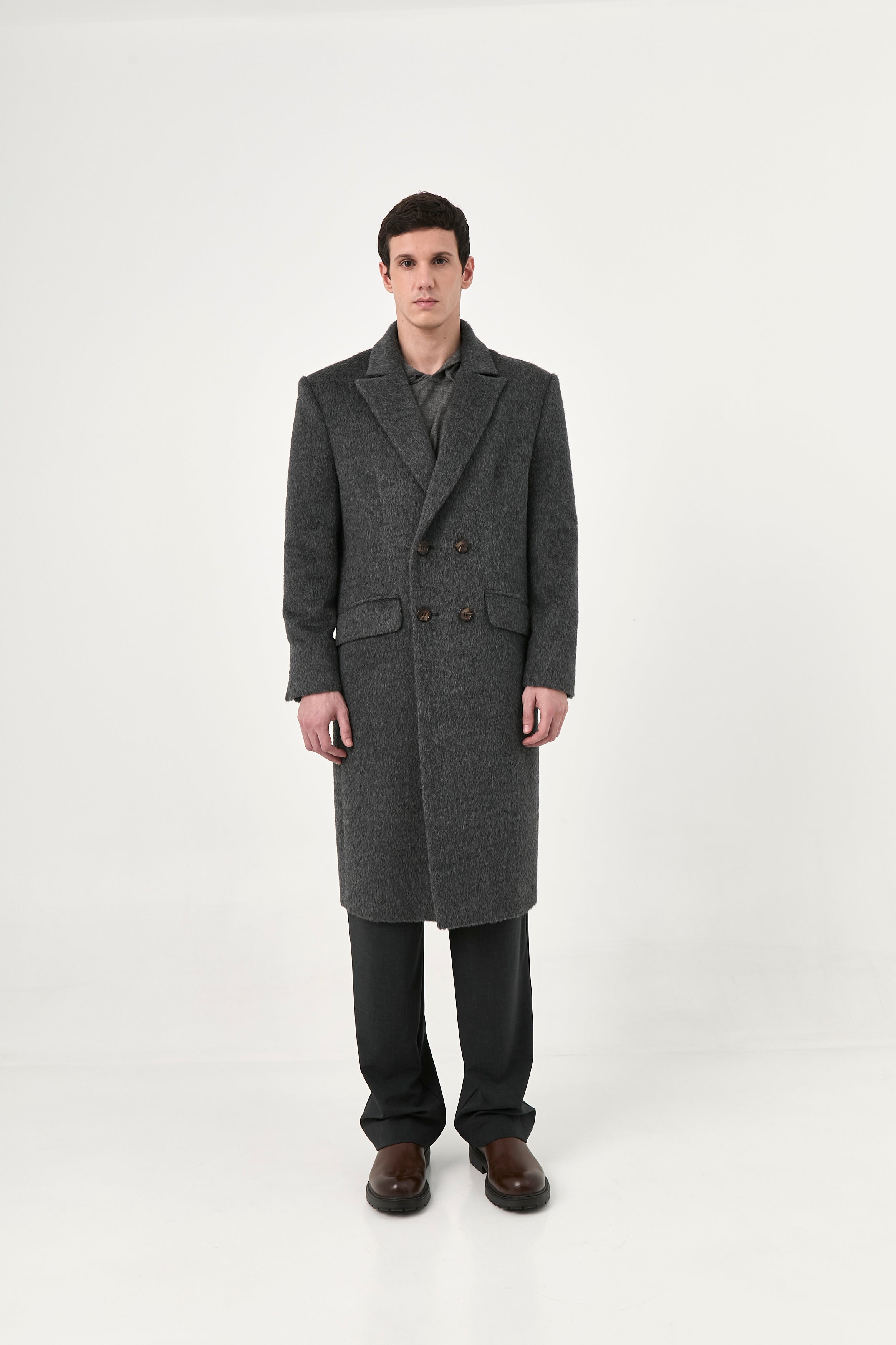 Suri Alpaca Coat | Carlos
