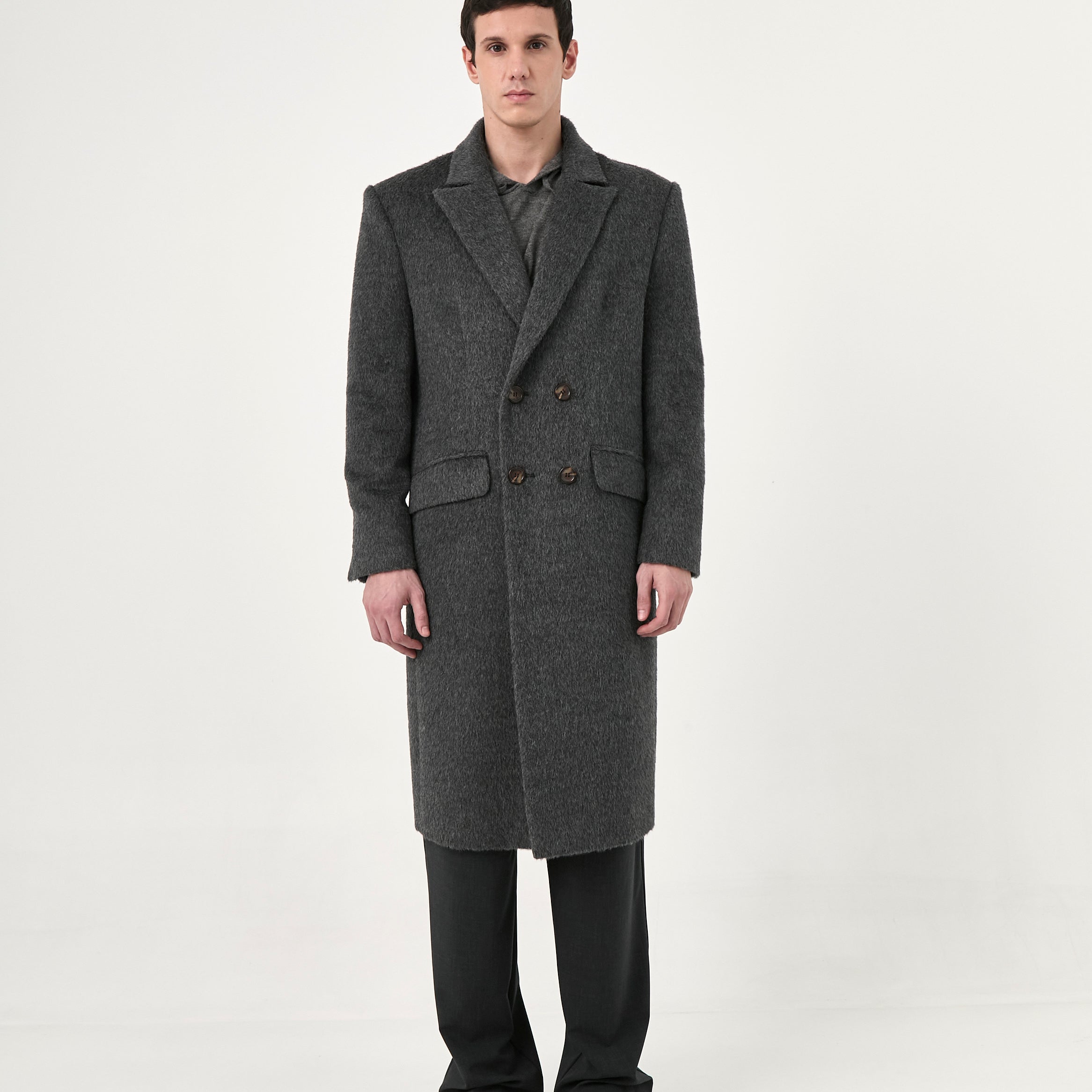 Suri Alpaca Coat | Carlos