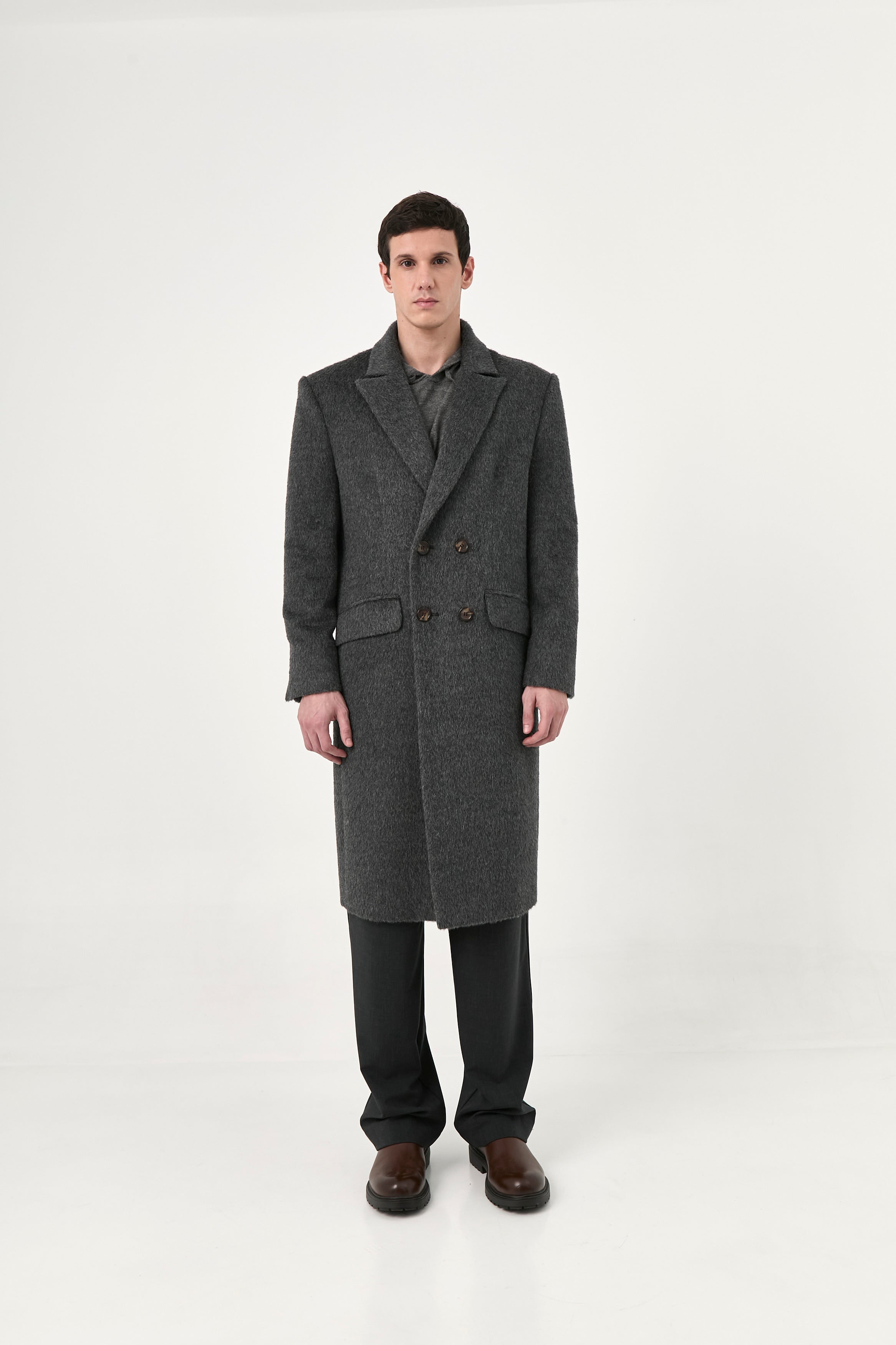 Suri Alpaca Coat | Carlos