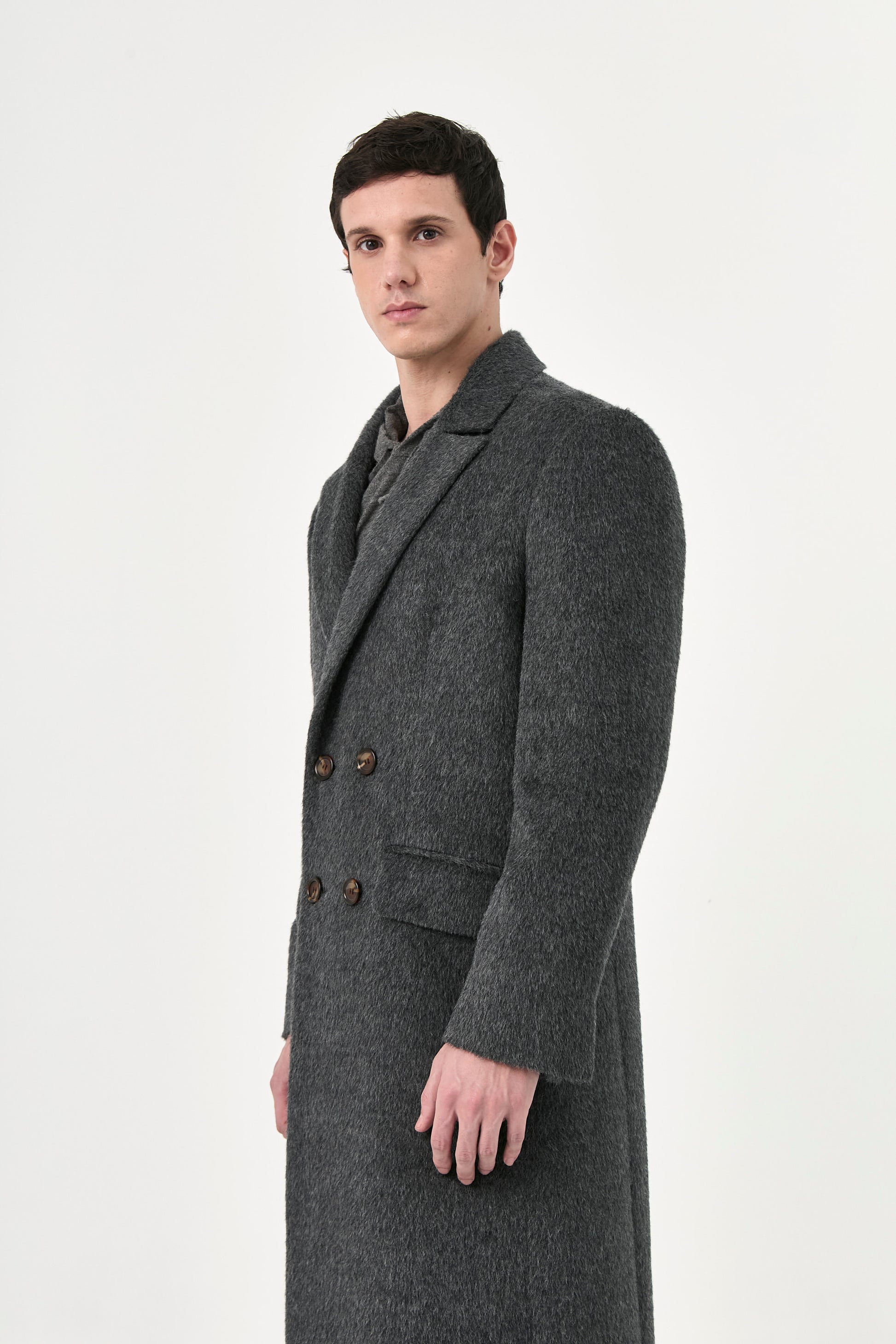 Suri Alpaca Coat | Carlos