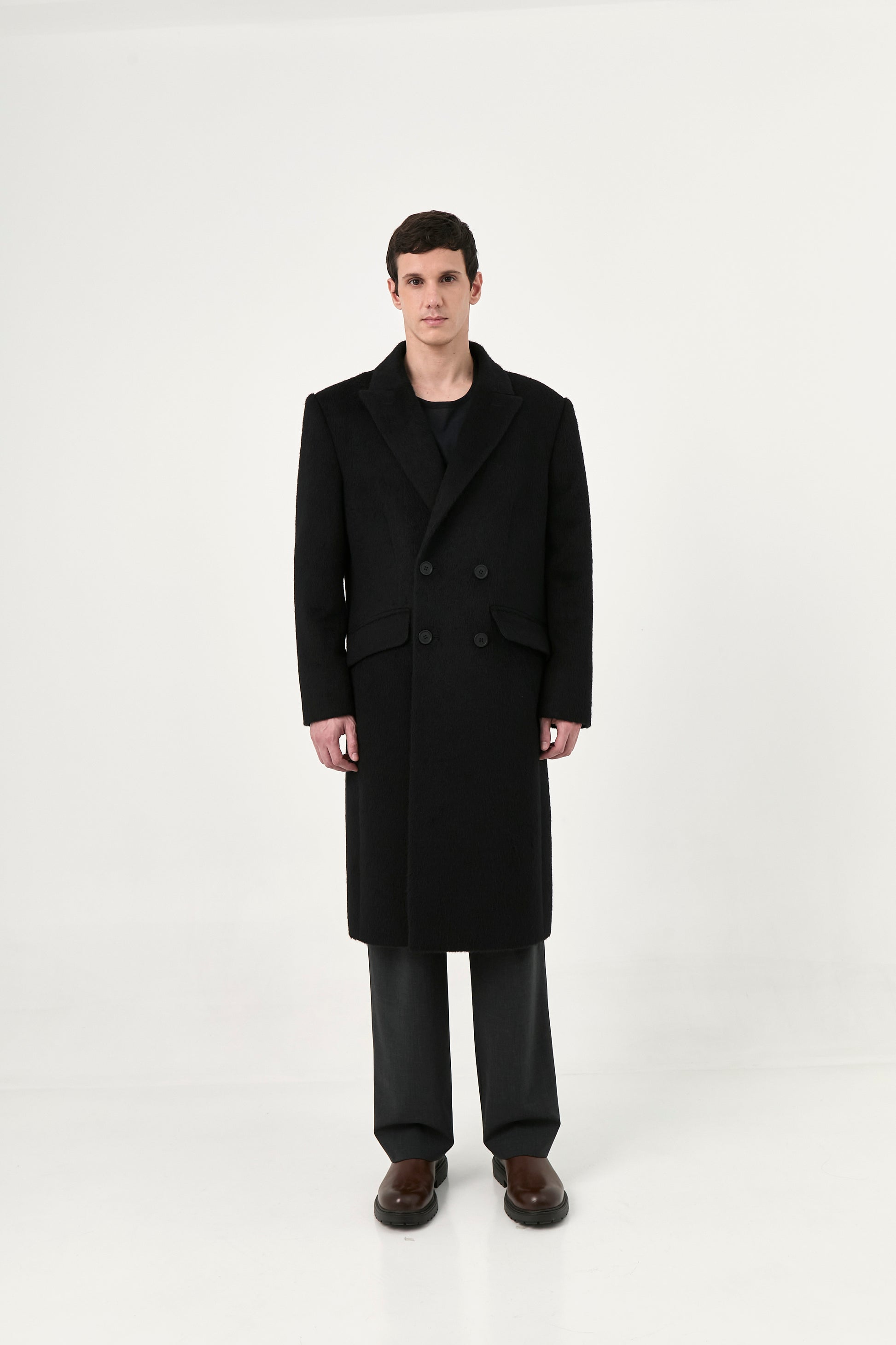 Suri Alpaca Coat | Carlos