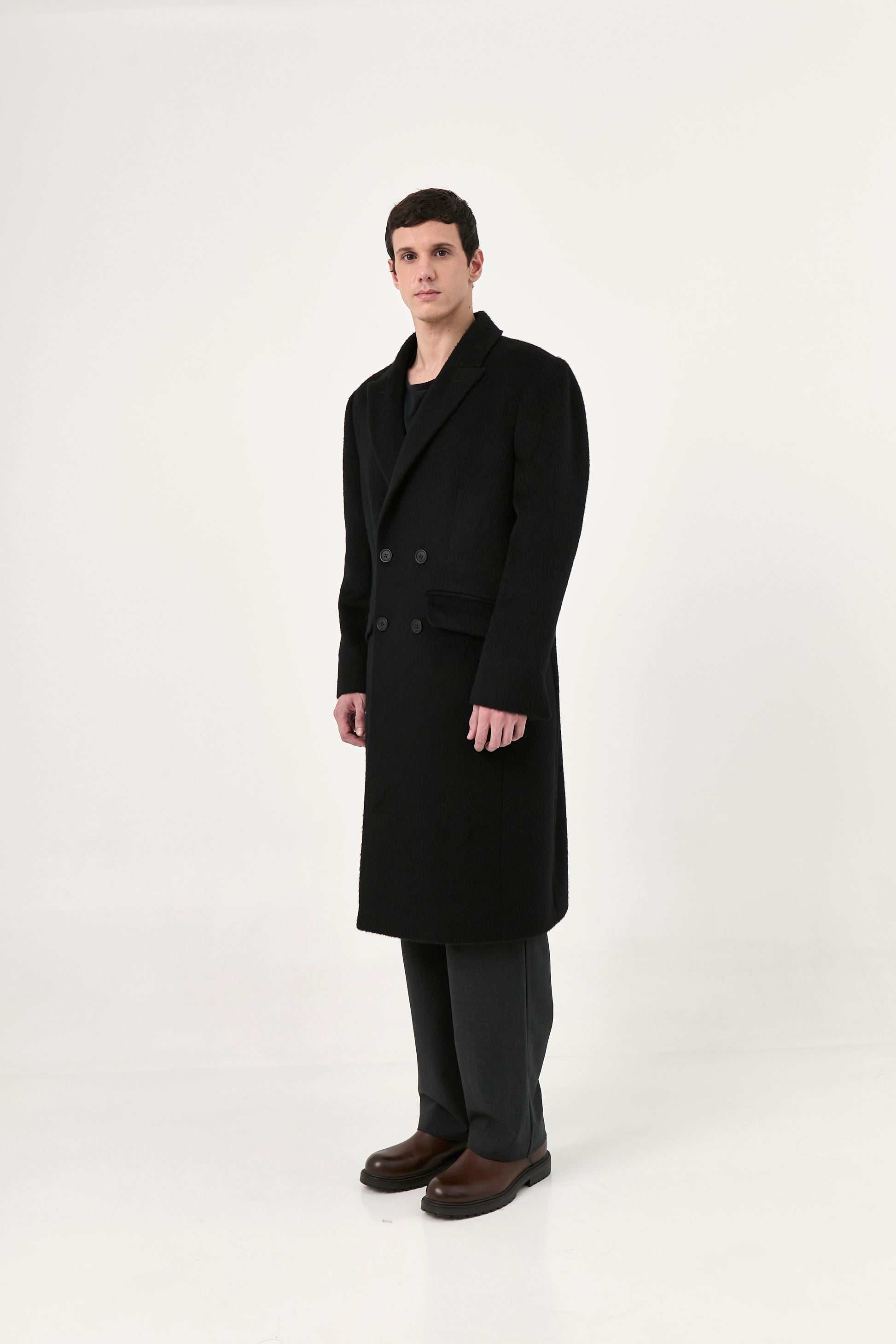Suri Alpaca Coat | Carlos