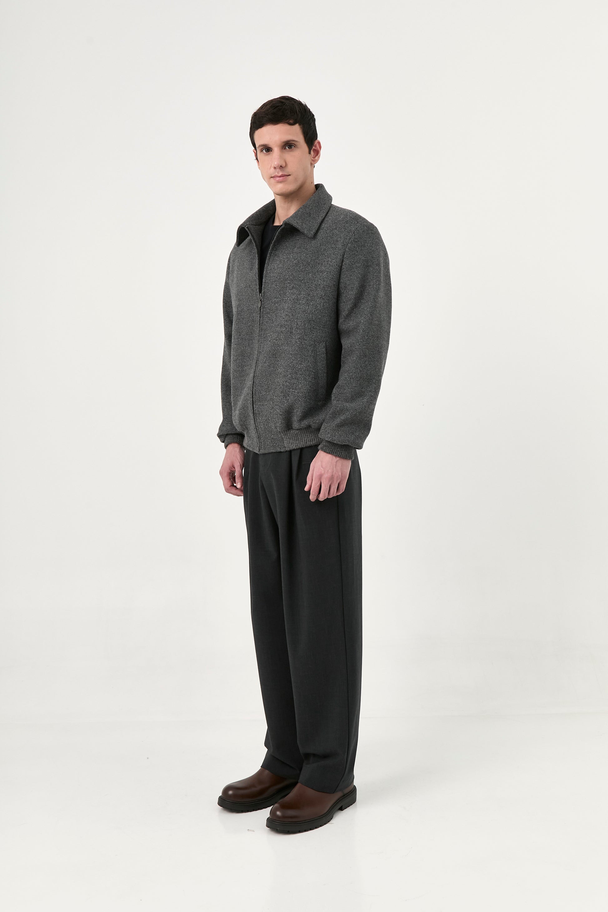Casaca Bomber Leo Baby Alpaca 