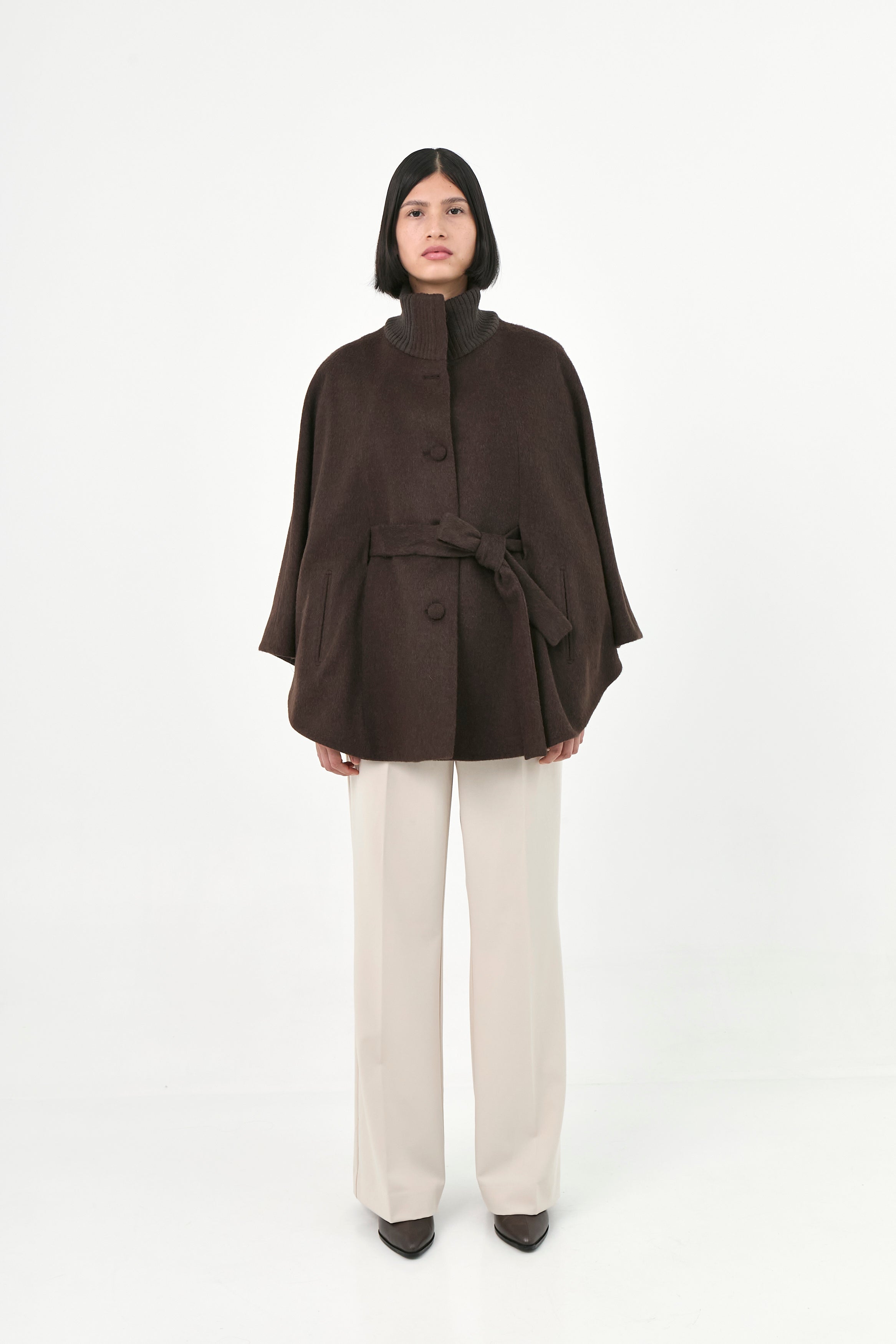 Baby Alpaca Cape | Amaya