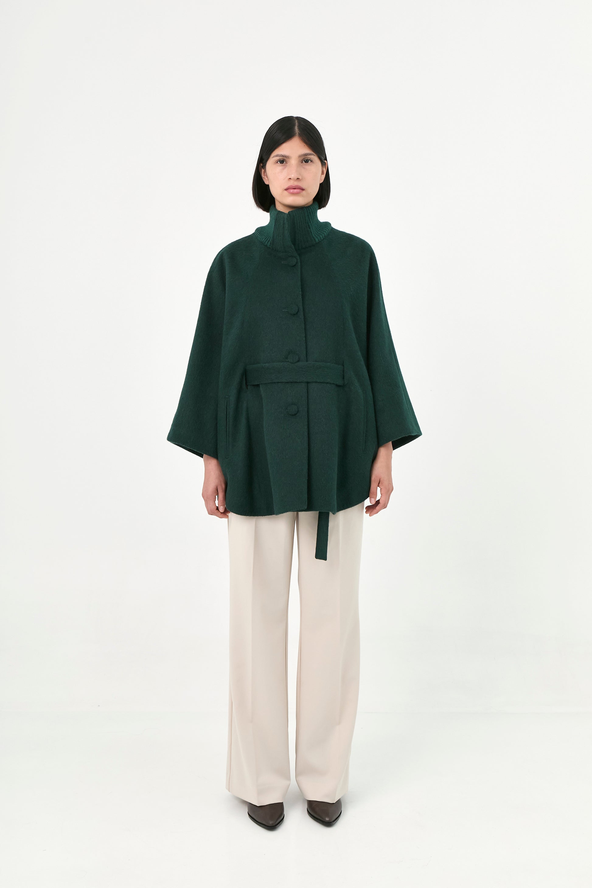 Baby Alpaca Cape Amaya | Seasonal Tones