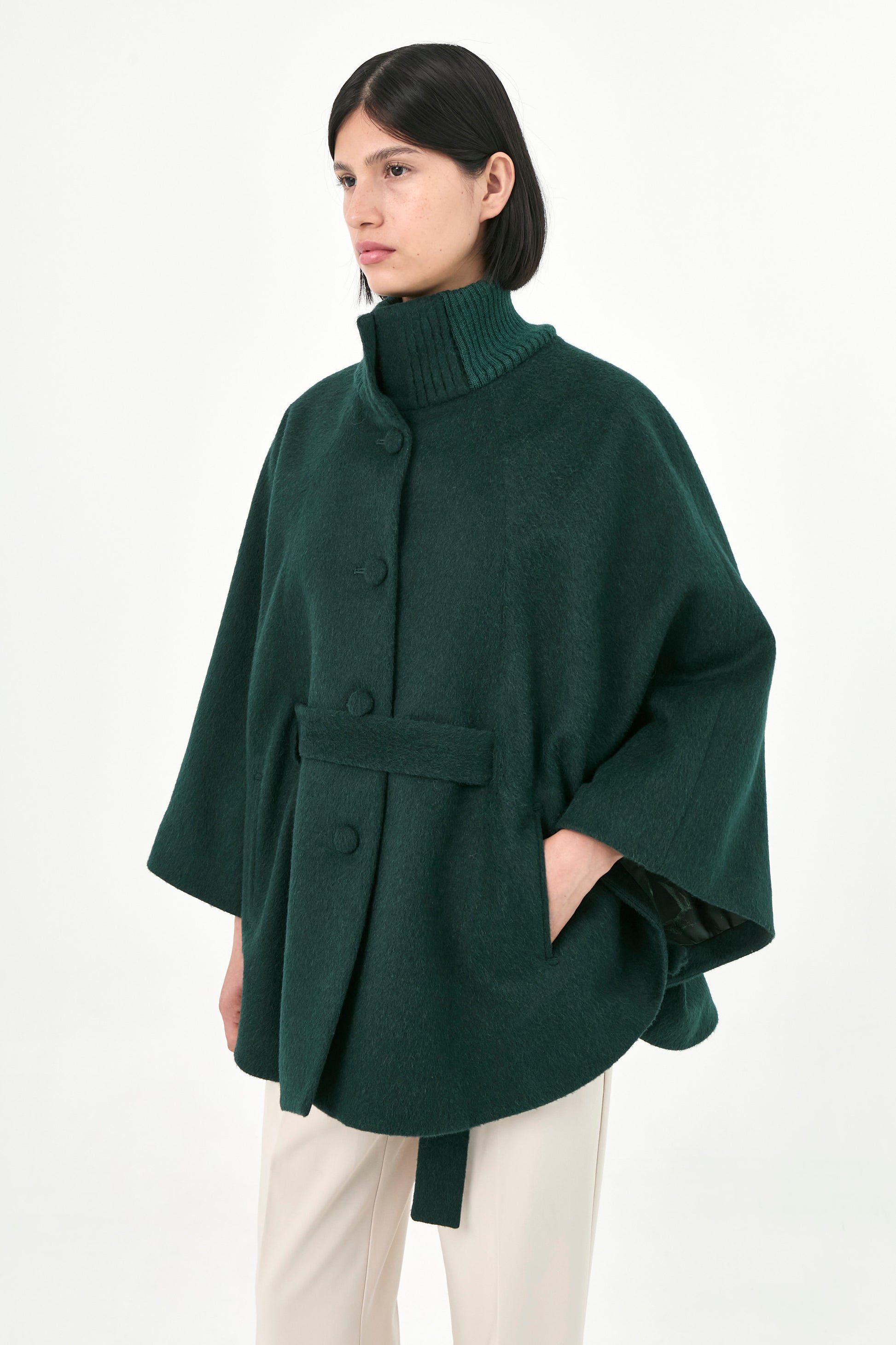 Baby Alpaca Cape Amaya | Seasonal Tones
