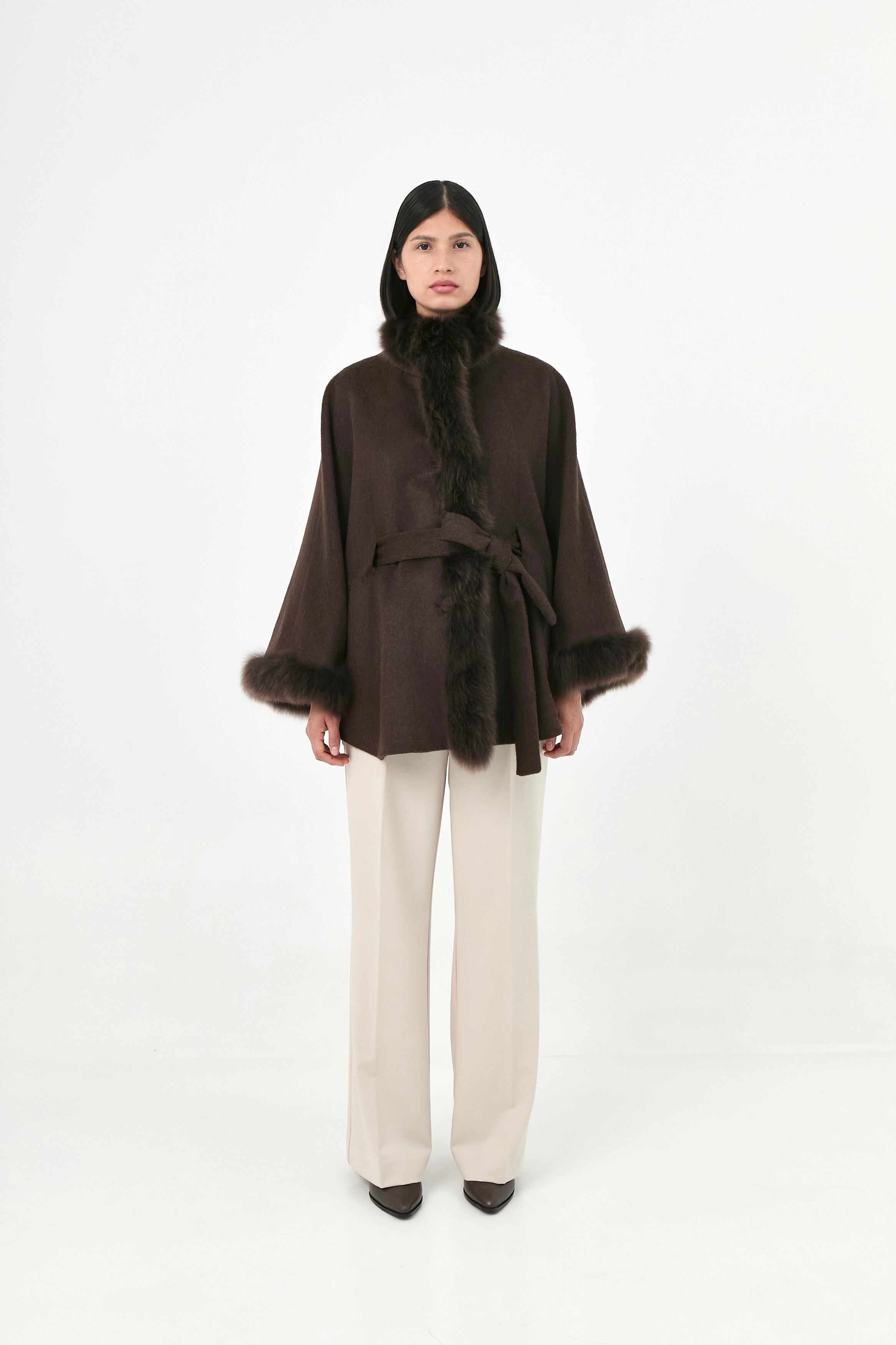 Baby Alpaca Cape Soleil | Seasonal Tones – TOM GUTIE