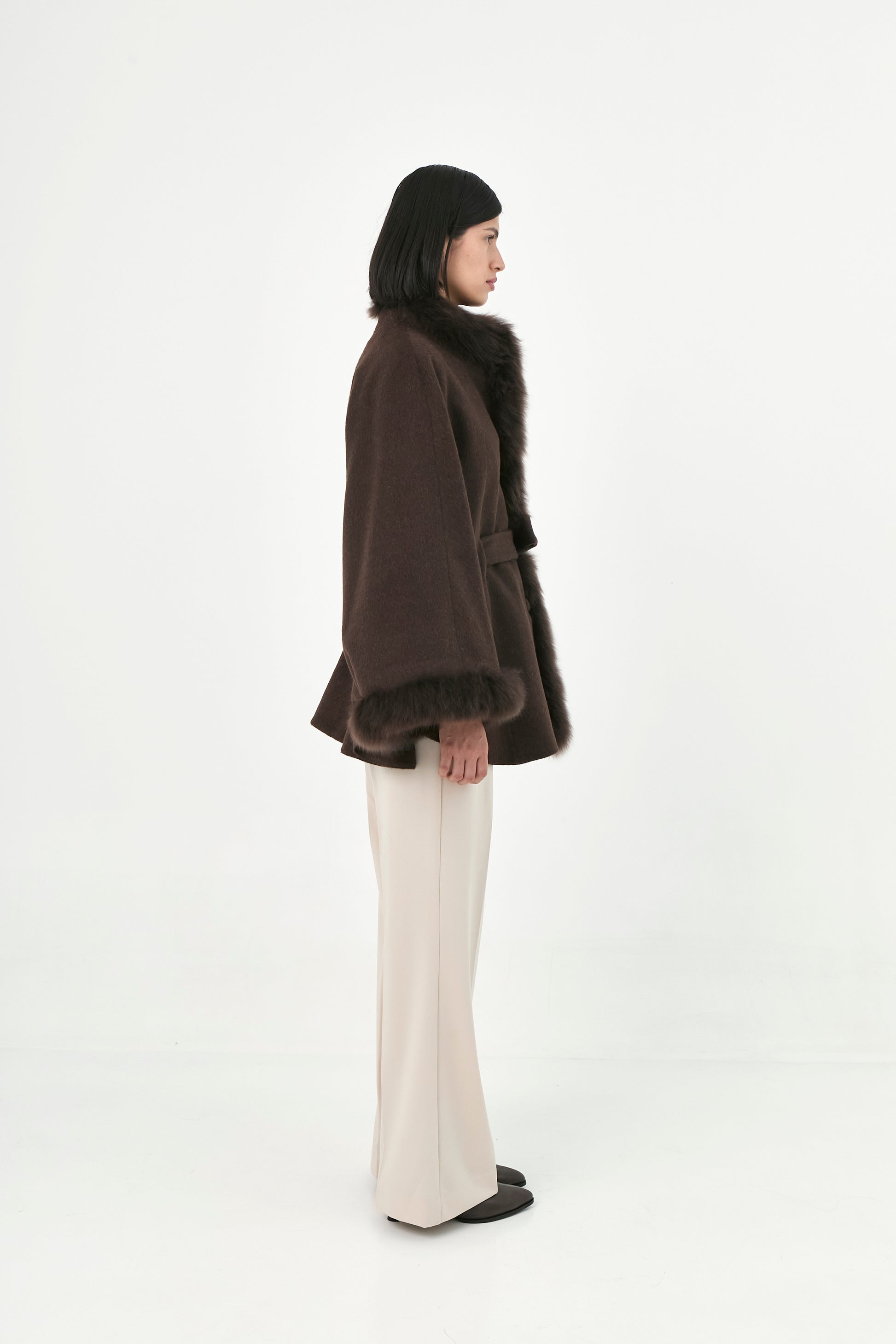 Baby Alpaca Cape Soleil | Seasonal Tones