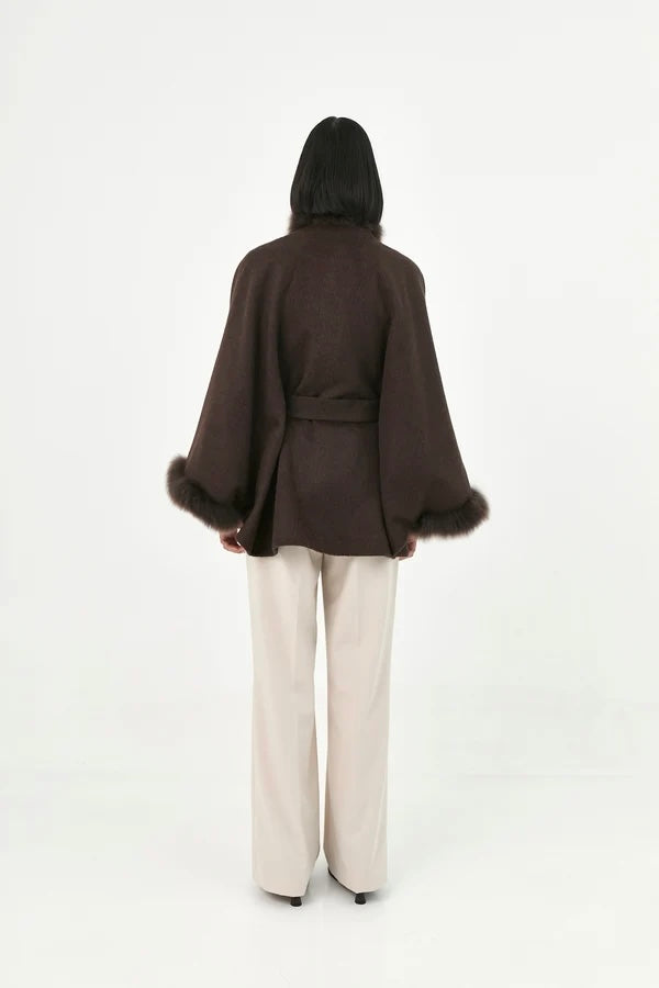 Baby Alpaca Cape Soleil | Seasonal Tones – TOM GUTIE