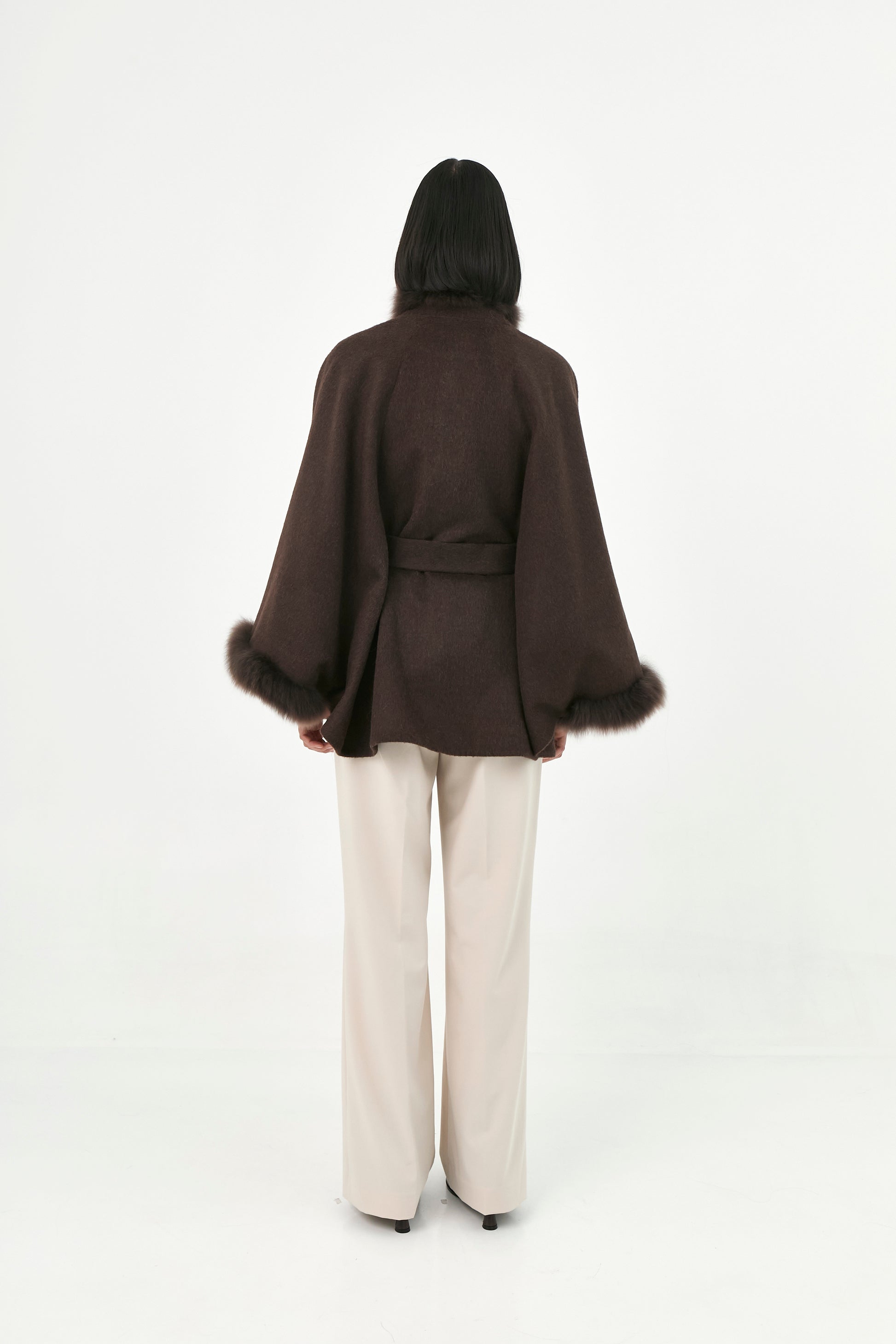 Baby Alpaca Cape Soleil | Seasonal Tones