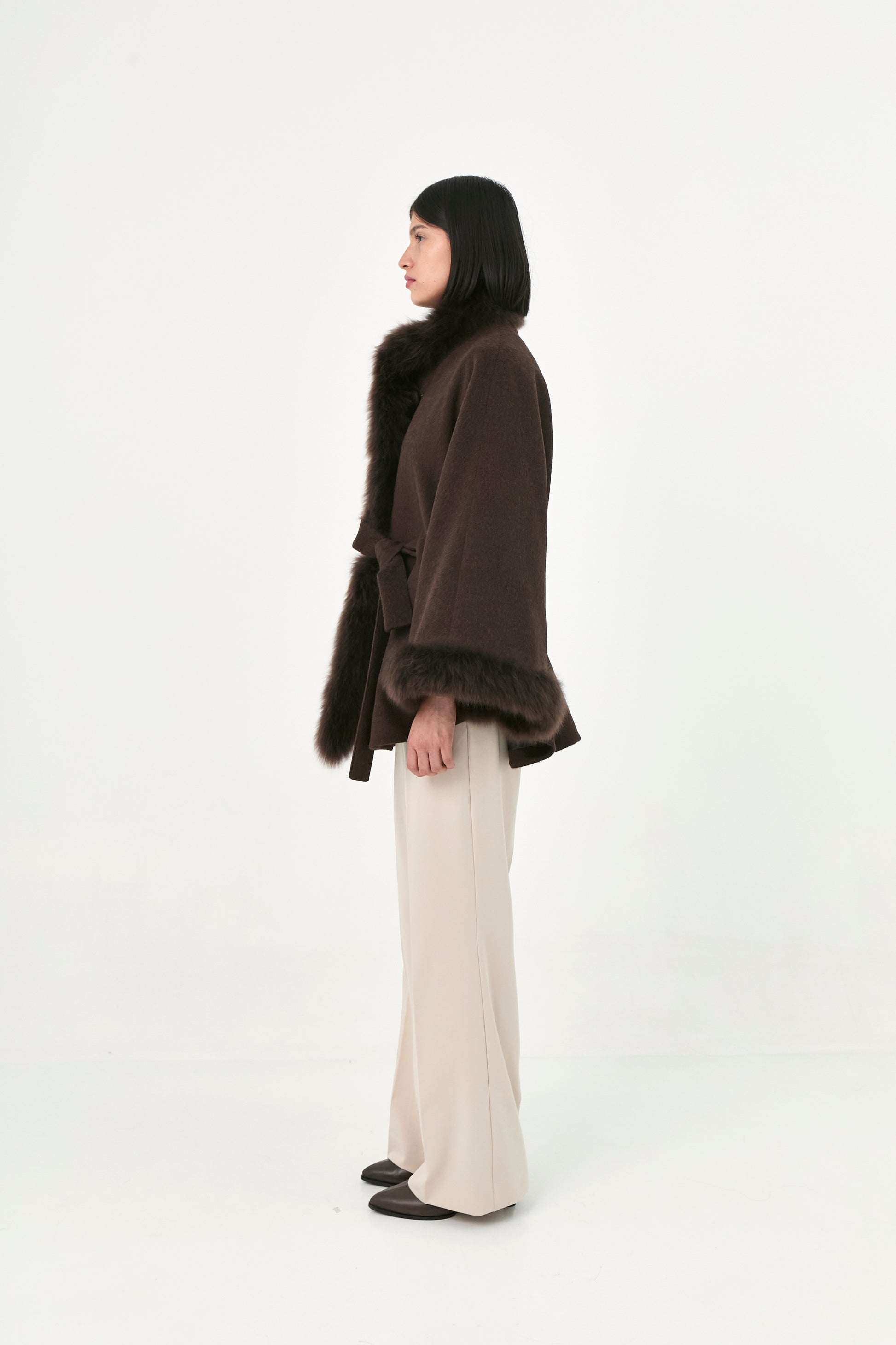 Baby Alpaca Cape Soleil | Seasonal Tones