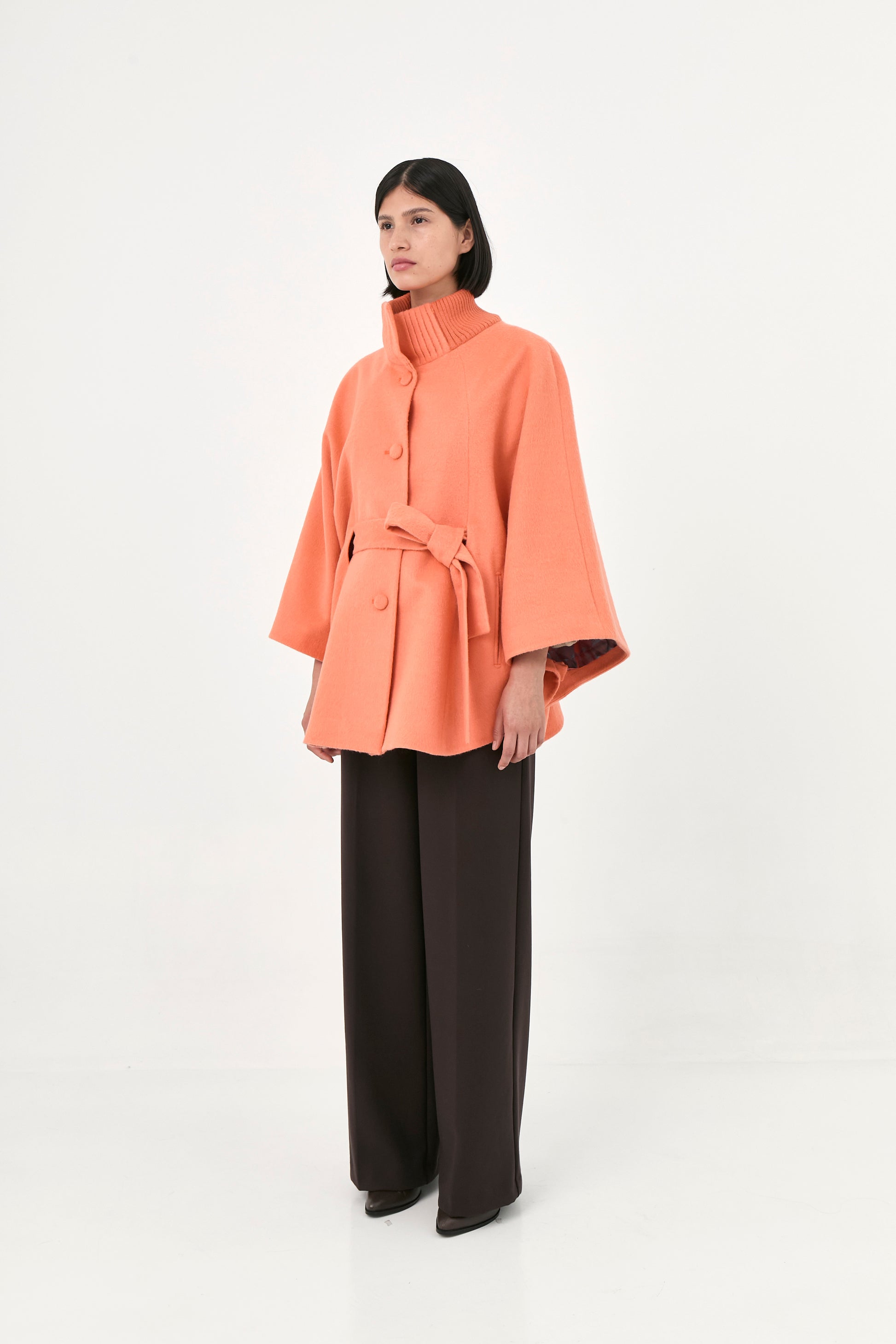 Baby Alpaca Cape Amaya | Seasonal Tones