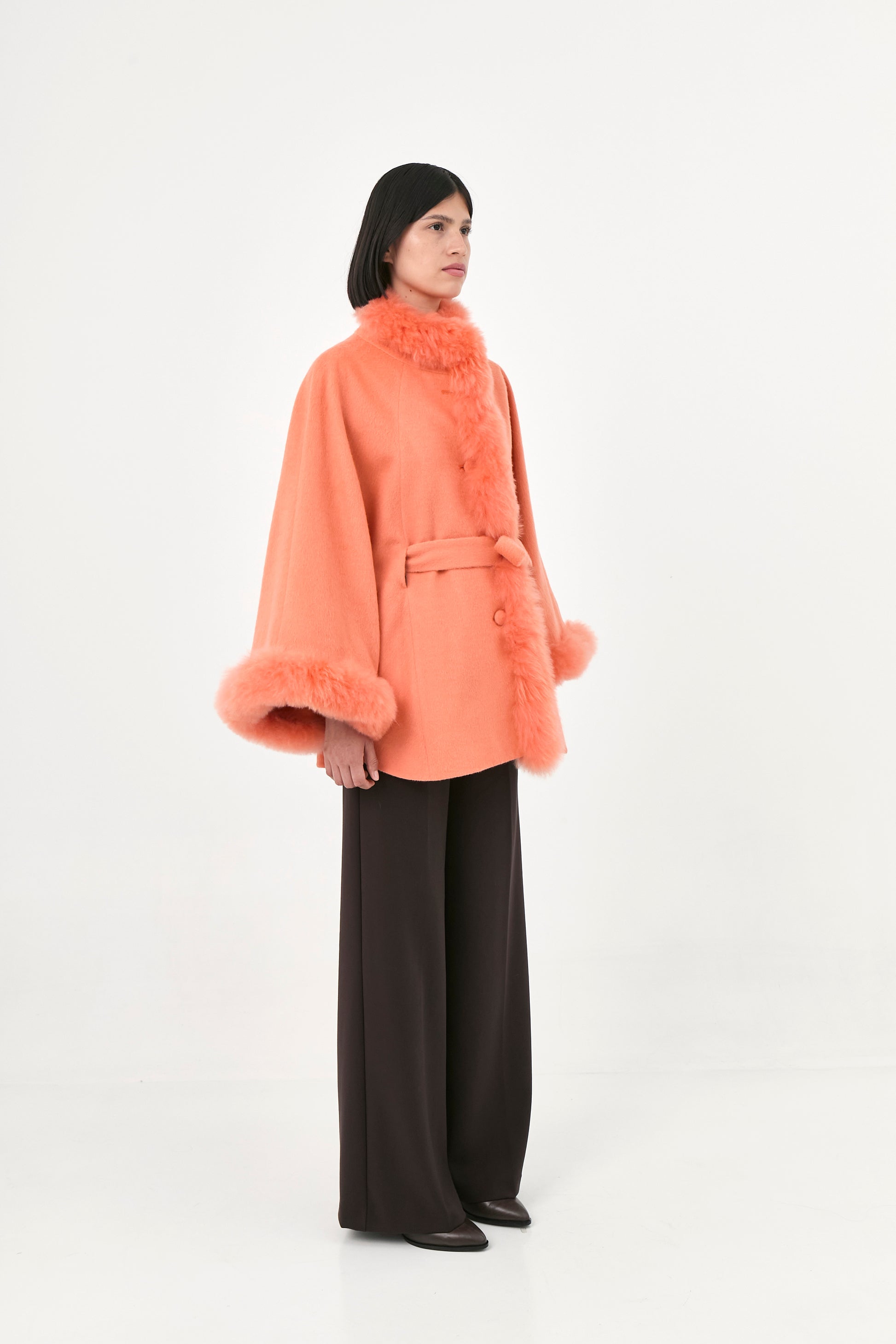 Baby Alpaca Cape Soleil | Seasonal Tones