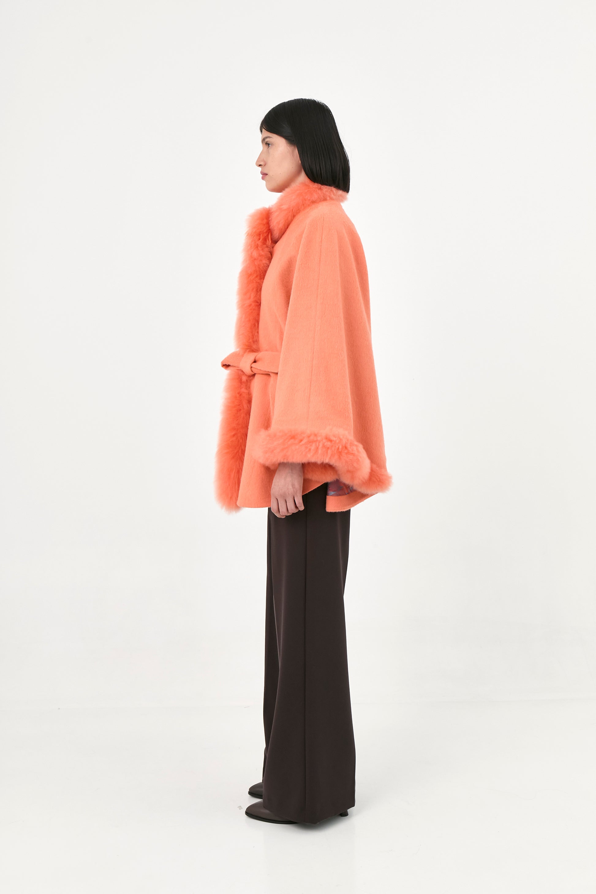 Baby Alpaca Cape Soleil | Seasonal Tones