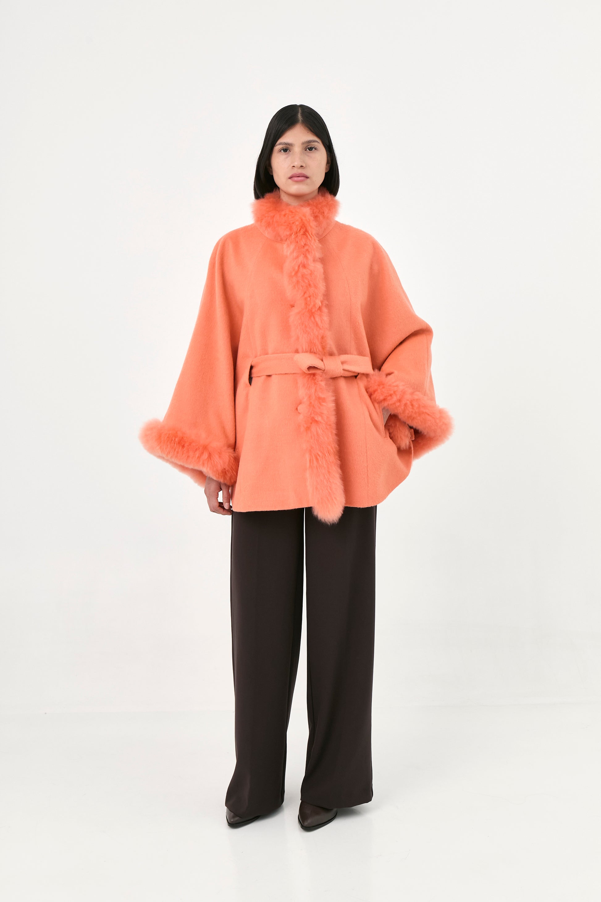 Baby Alpaca Cape Soleil | Seasonal Tones