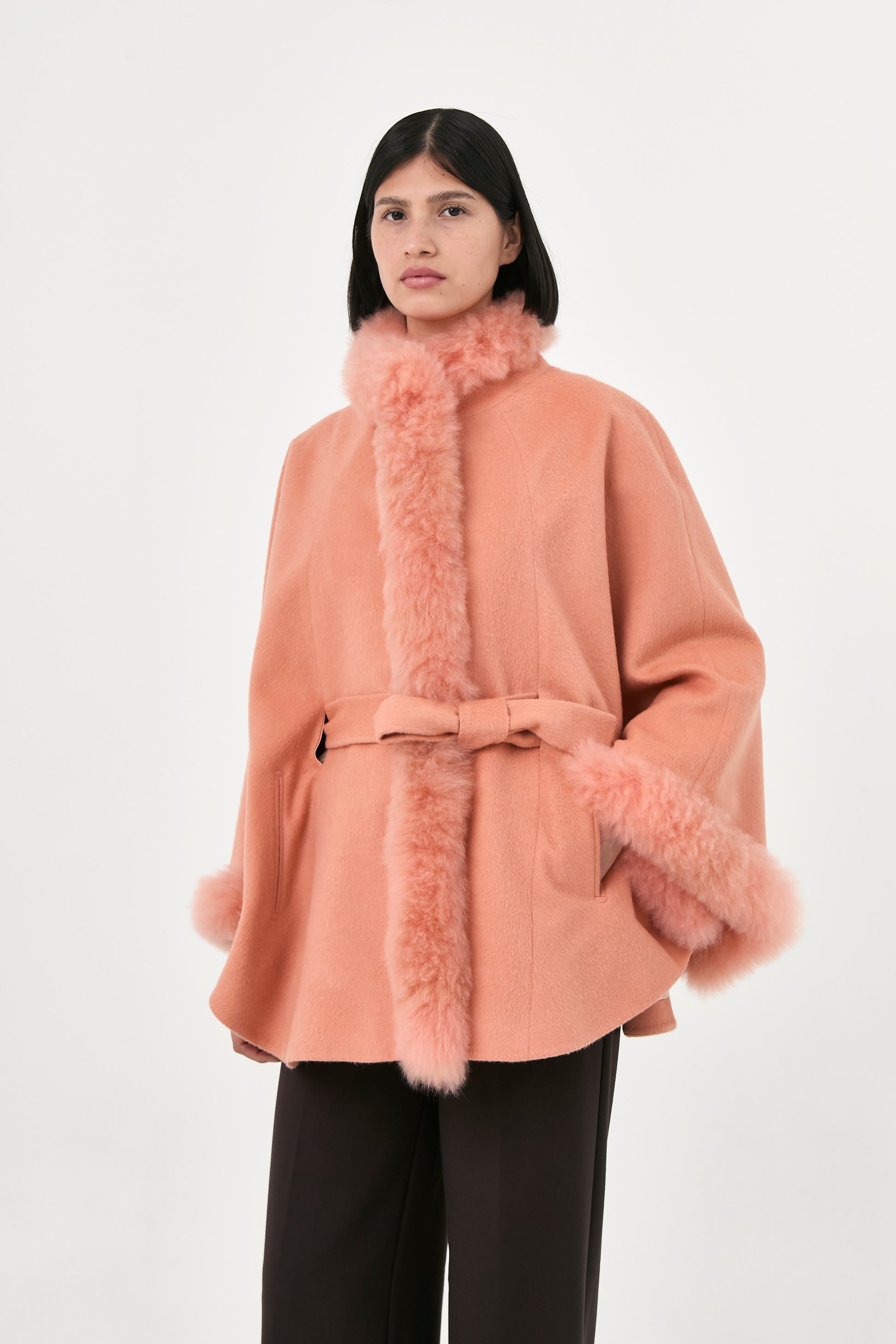 Baby Alpaca Cape Soleil | Seasonal Tones
