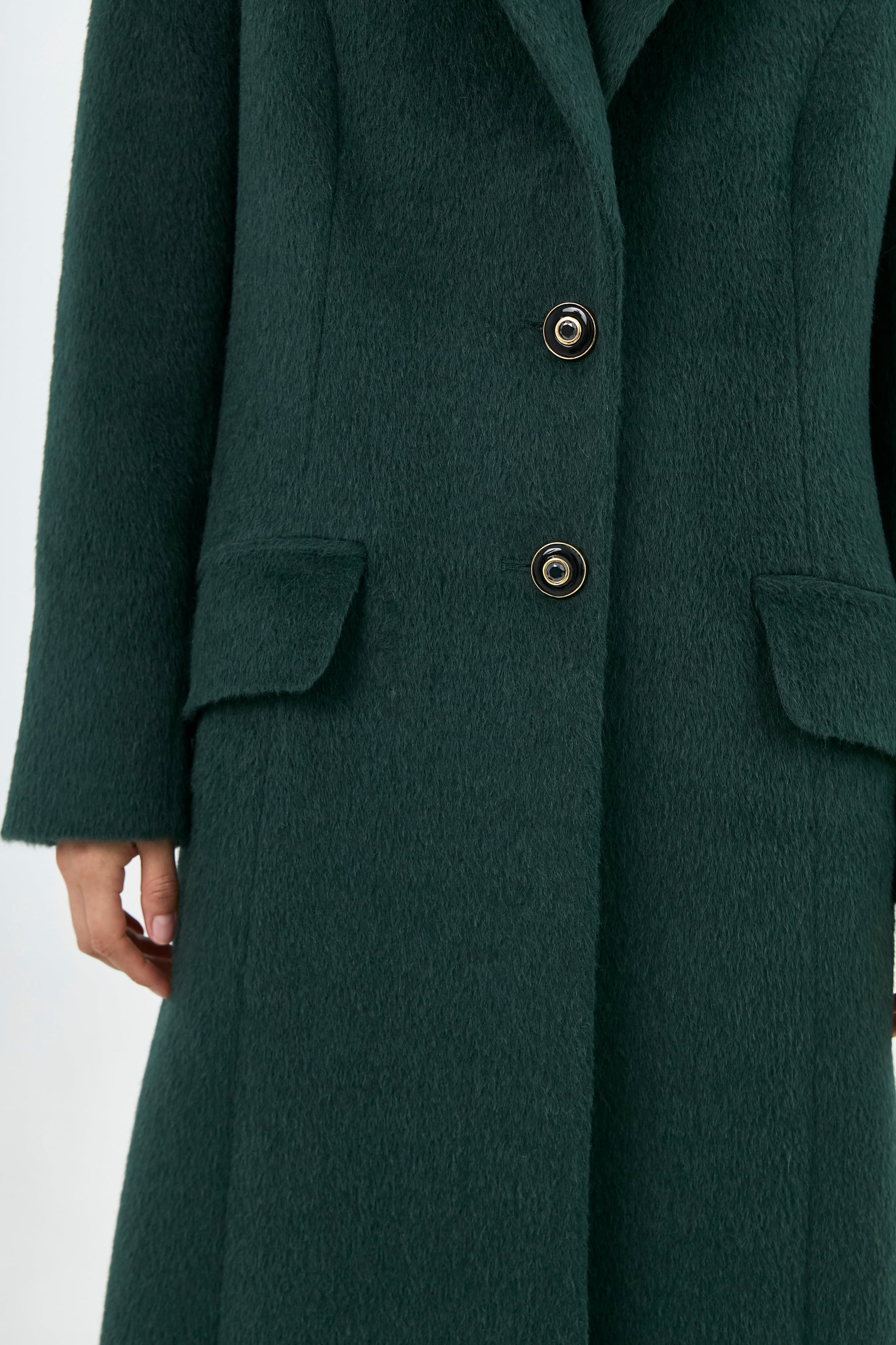 Suri Alpaca Maxi Coat | Kaori