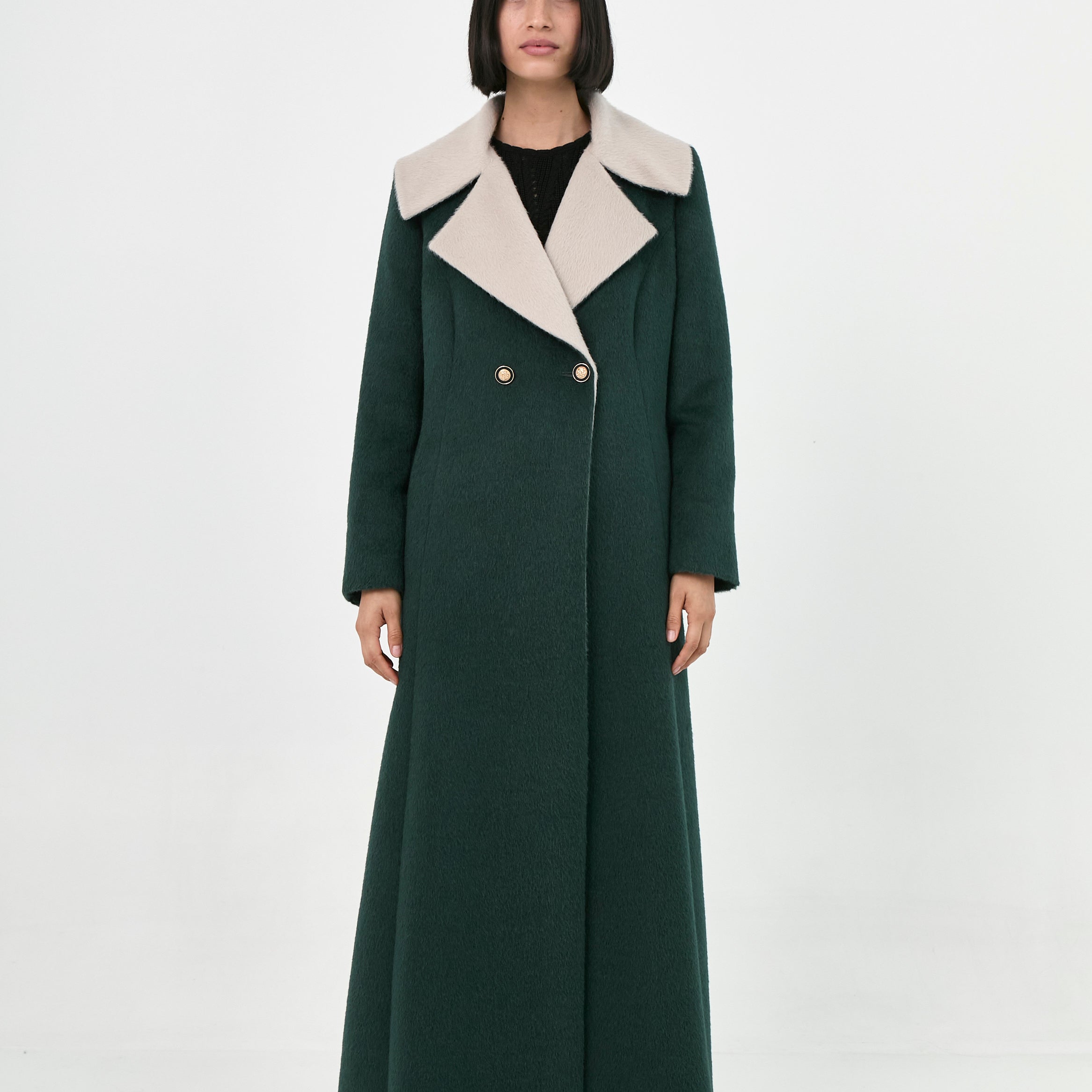 Suri Alpaca Maxi Coat | Diana
