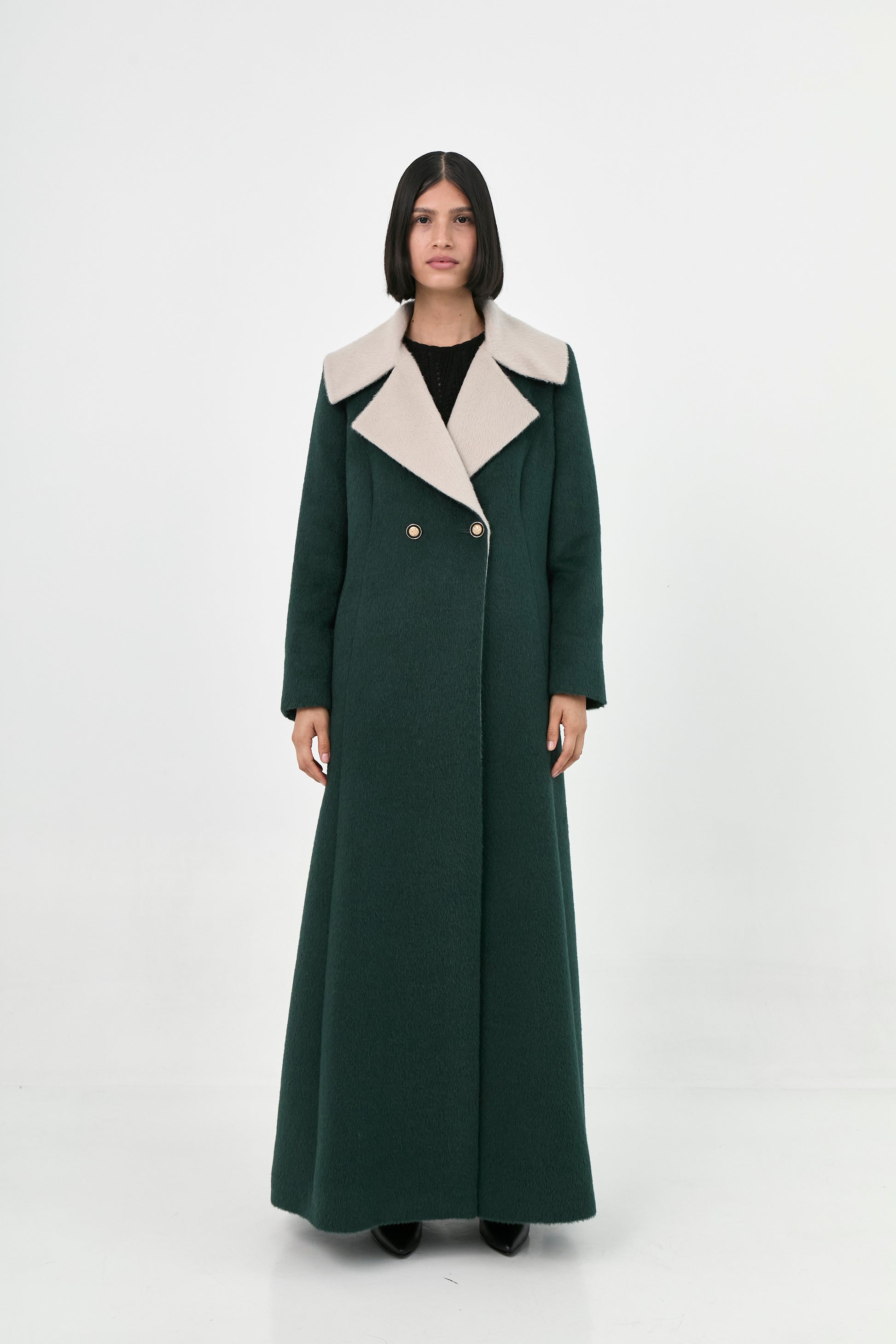 Suri Alpaca Maxi Coat | Diana