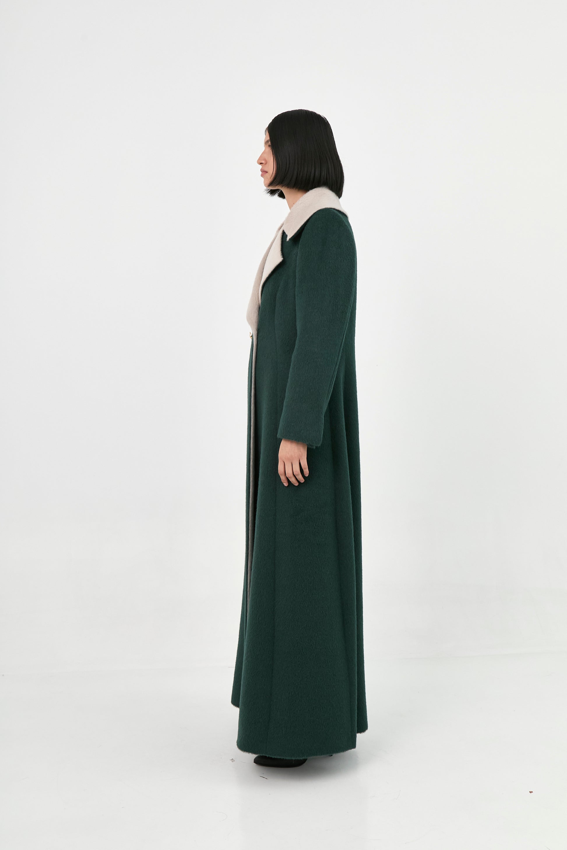 Suri Alpaca Maxi Coat | Diana