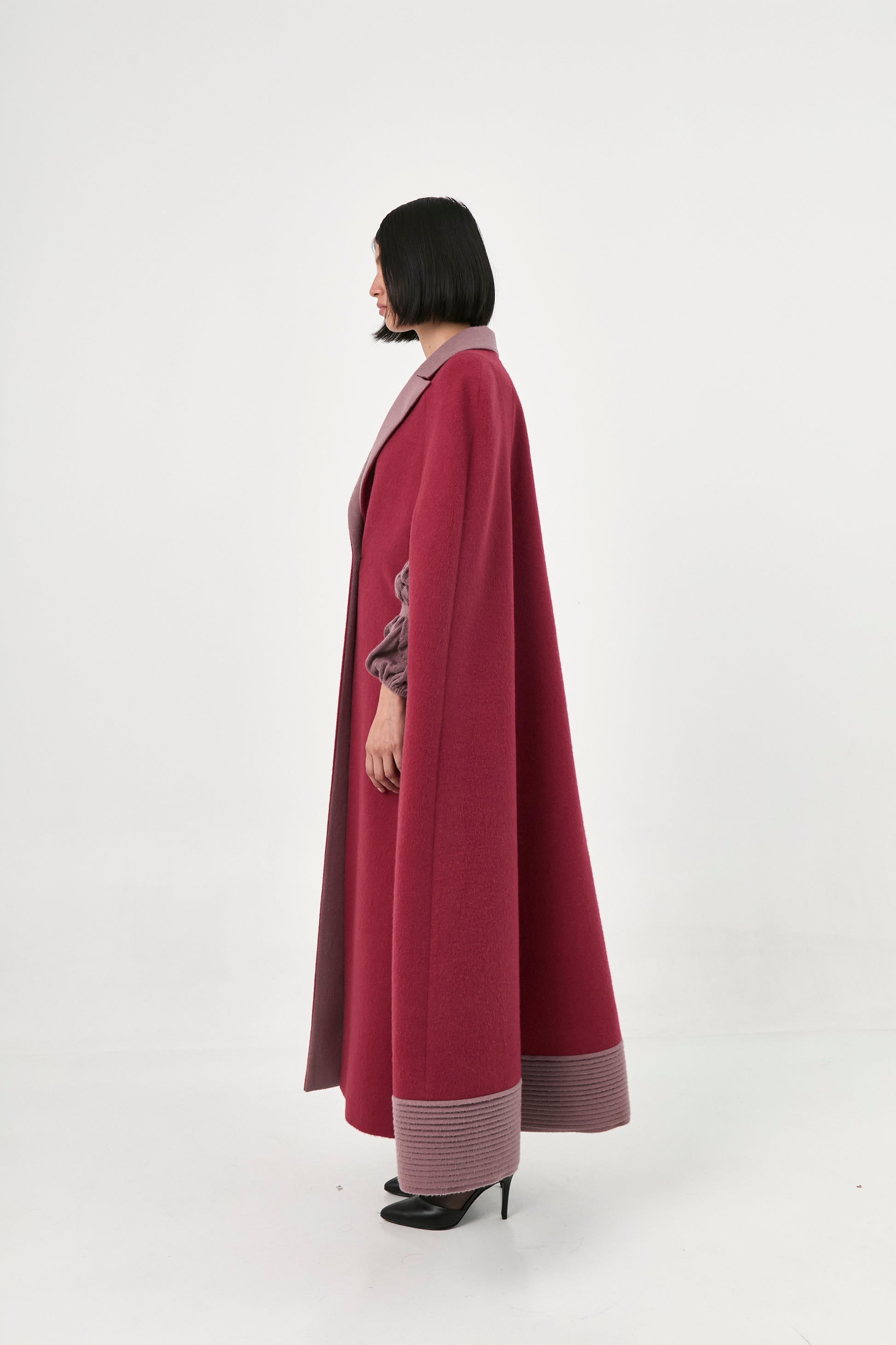 Maxi Baby Alpaca Cape Coat | Tatianna