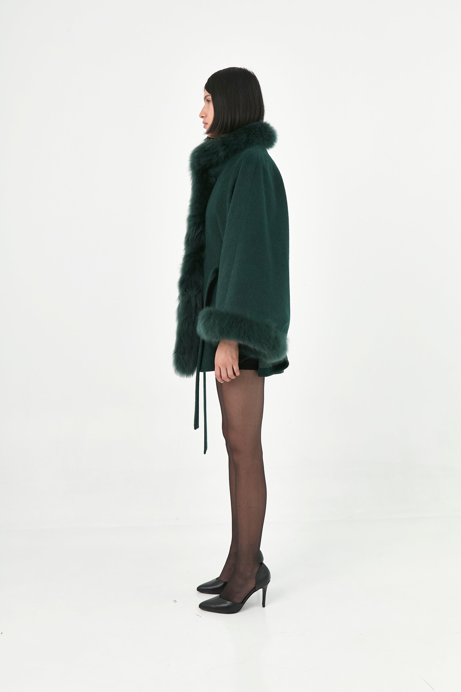 Baby Alpaca Cape Soleil | Seasonal Tones