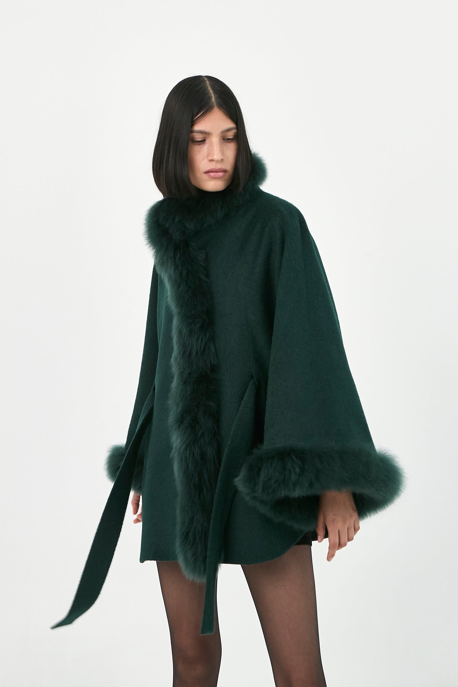 Baby Alpaca Cape Soleil | Seasonal Tones