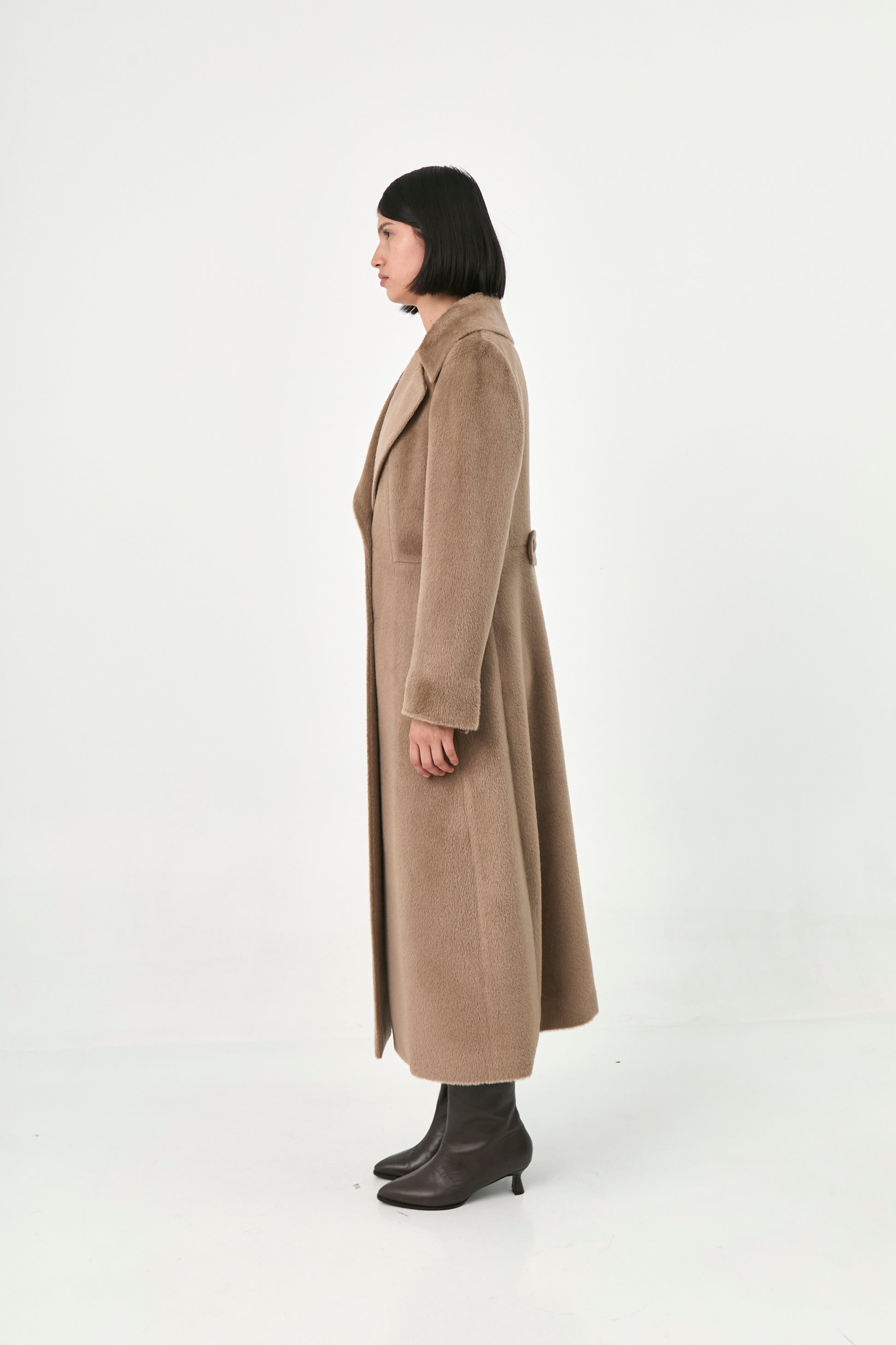 Long Hair Suri Alpaca Coat | Zara