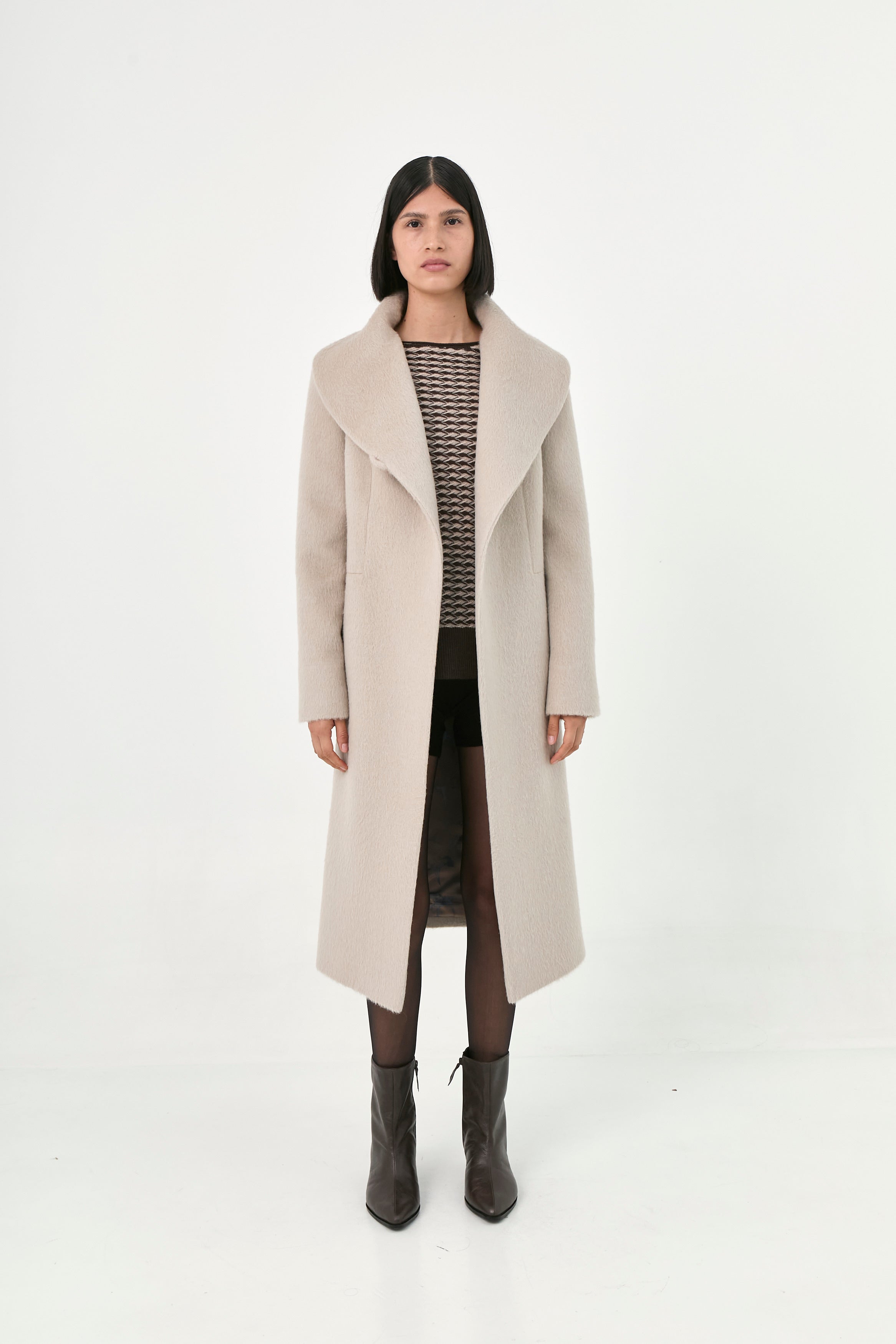 Suri Alpaca Coat | Loren