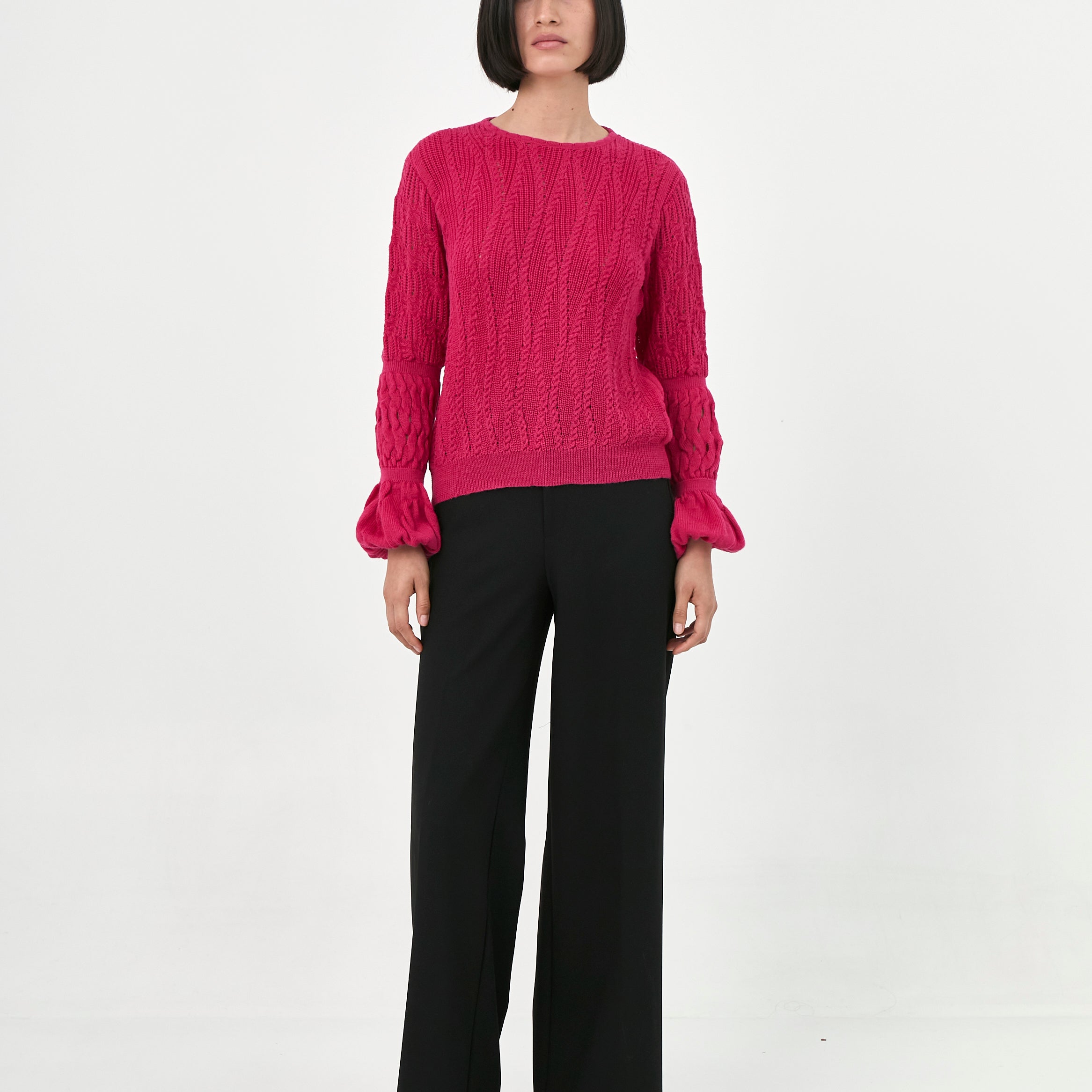 Chompa Baby Alpaca Fucsia | Diana