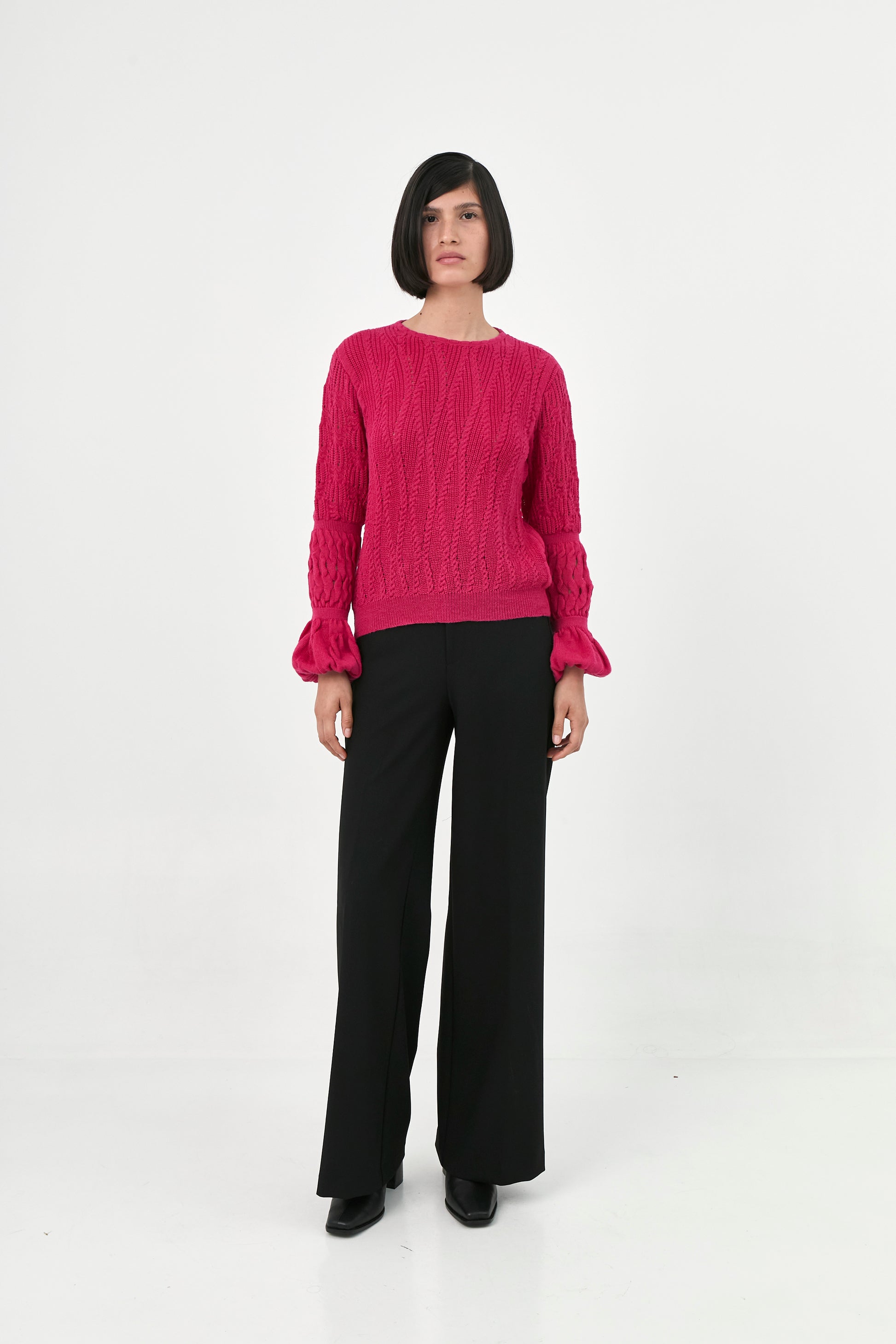 Chompa Baby Alpaca Fucsia | Diana