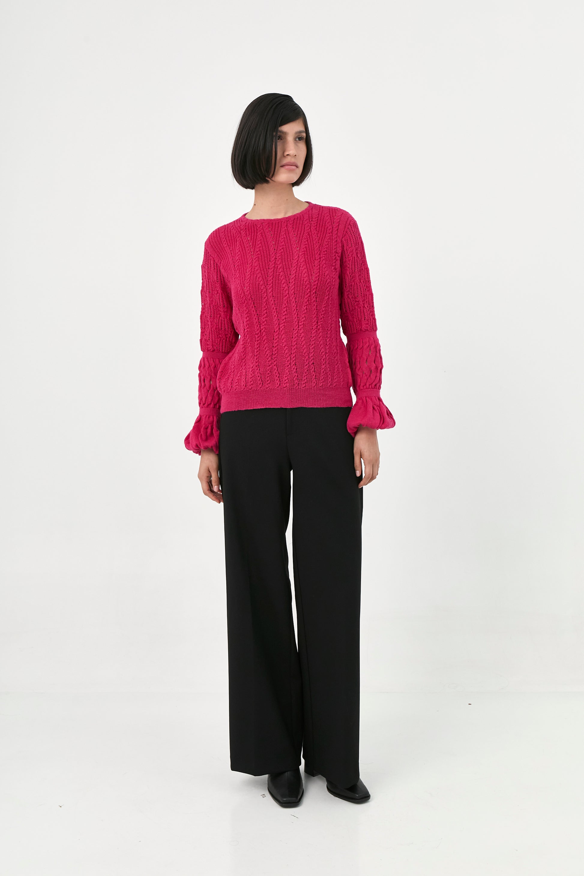 Chompa Baby Alpaca Fucsia | Diana